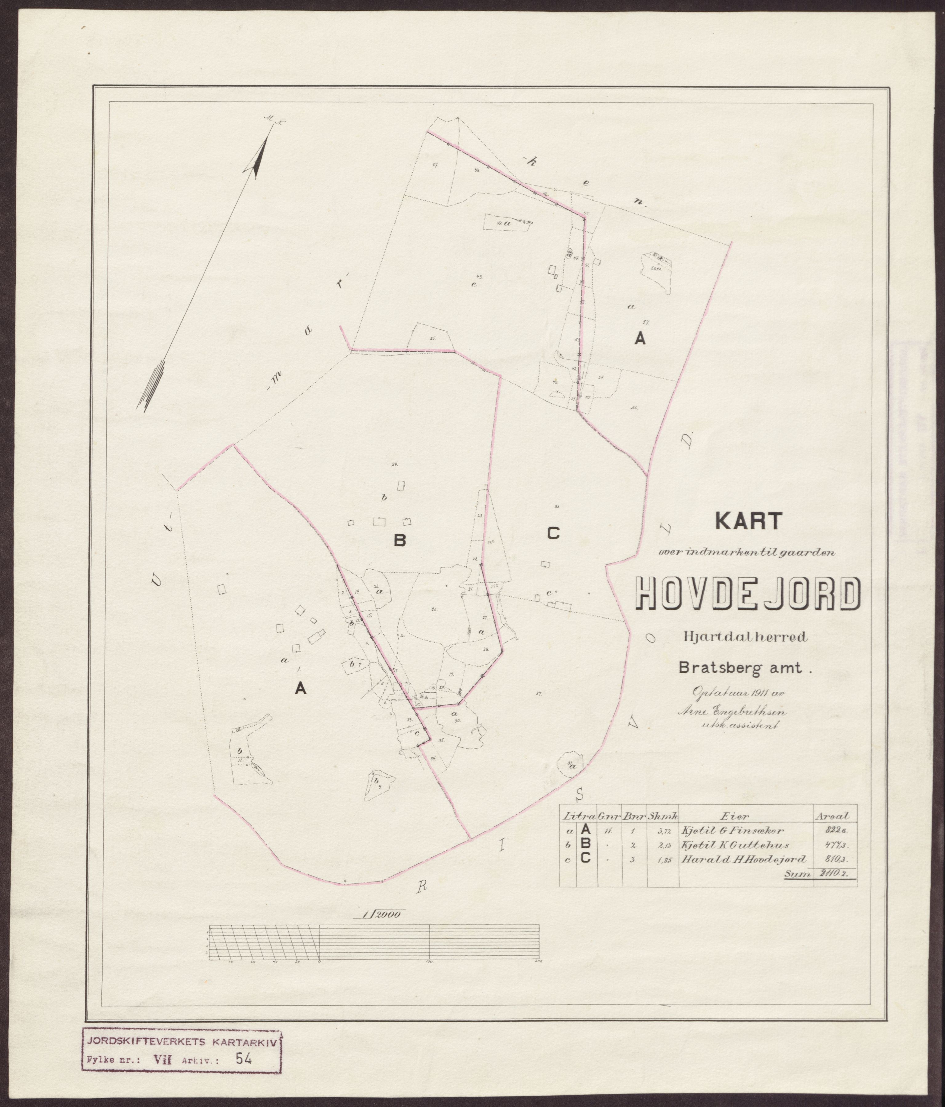 Jordskifteverkets kartarkiv, RA/S-3929/T, 1859-1988, p. 67