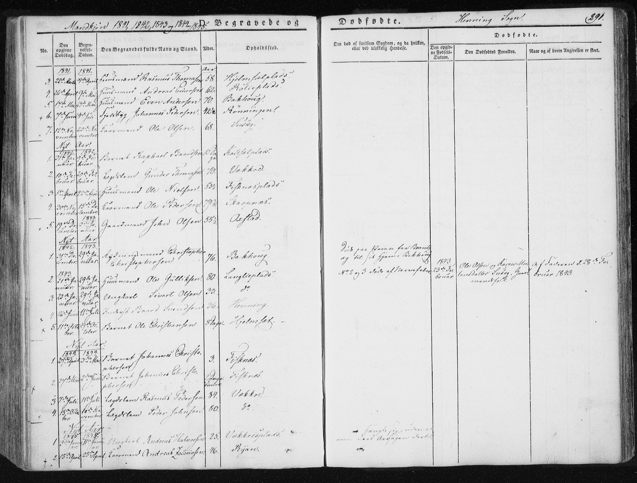 Ministerialprotokoller, klokkerbøker og fødselsregistre - Nord-Trøndelag, AV/SAT-A-1458/735/L0339: Parish register (official) no. 735A06 /3, 1836-1848, p. 291