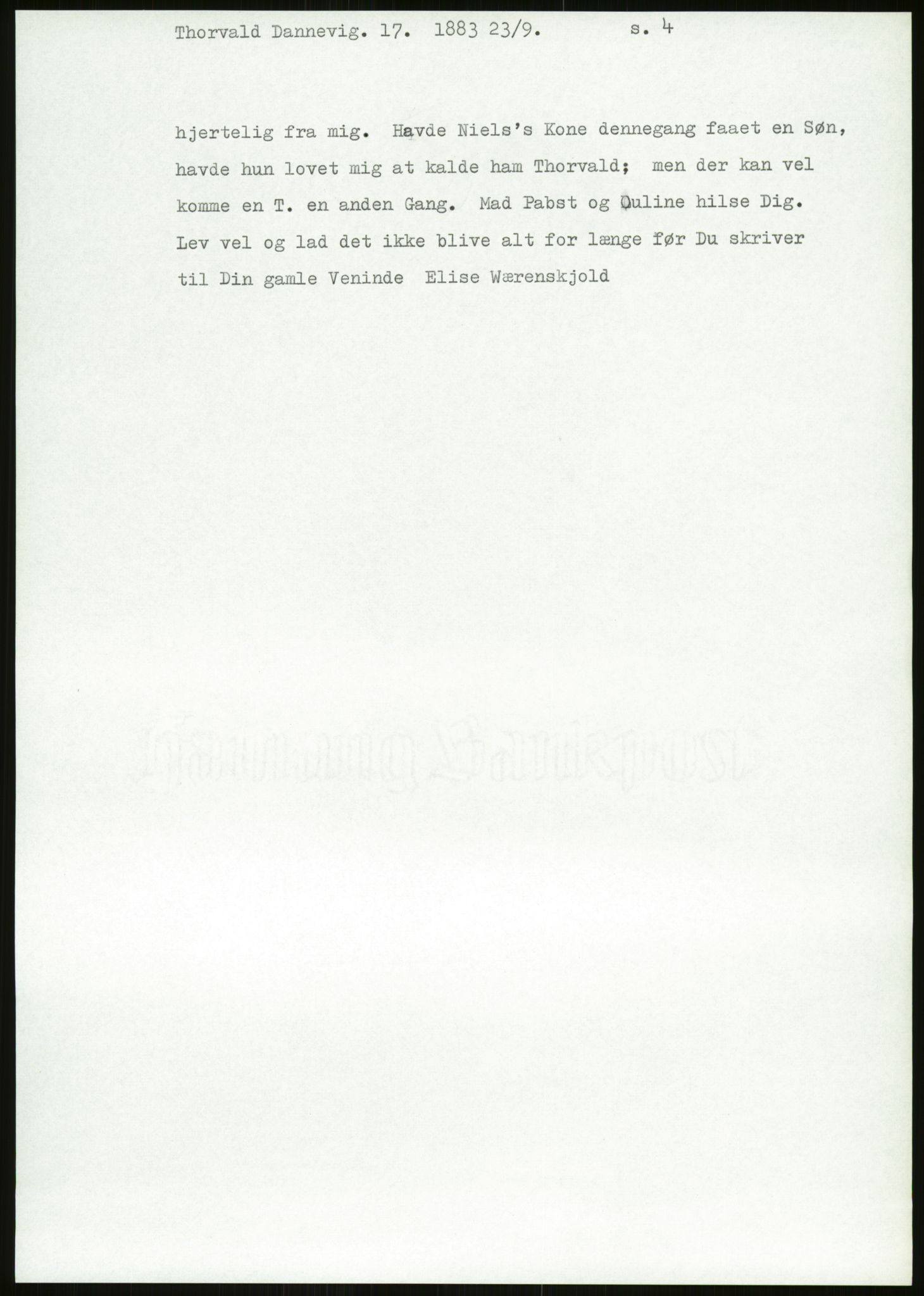 Samlinger til kildeutgivelse, Amerikabrevene, AV/RA-EA-4057/F/L0027: Innlån fra Aust-Agder: Dannevig - Valsgård, 1838-1914, p. 265