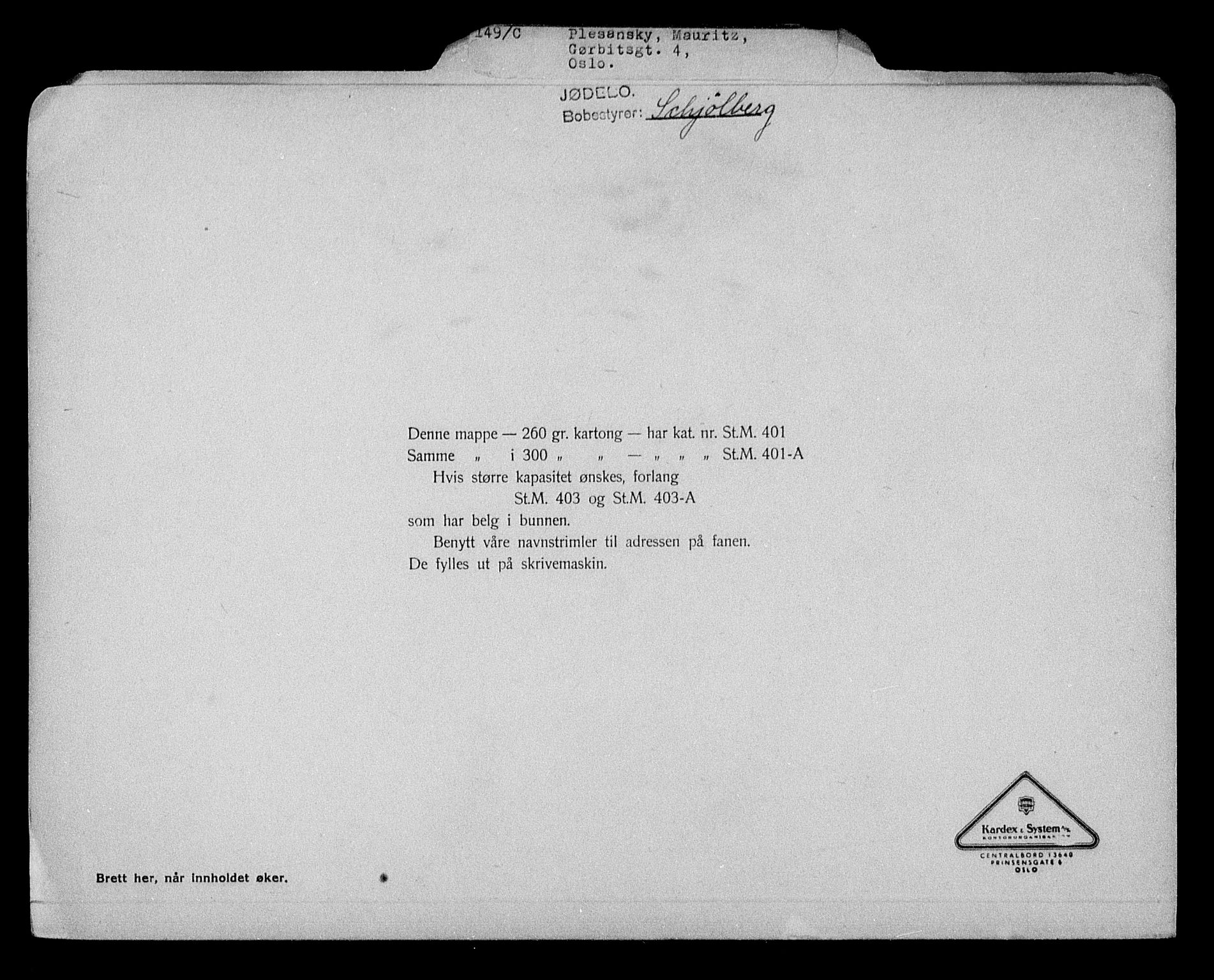 Justisdepartementet, Tilbakeføringskontoret for inndratte formuer, RA/S-1564/H/Hc/Hcc/L0970: --, 1945-1947, p. 16