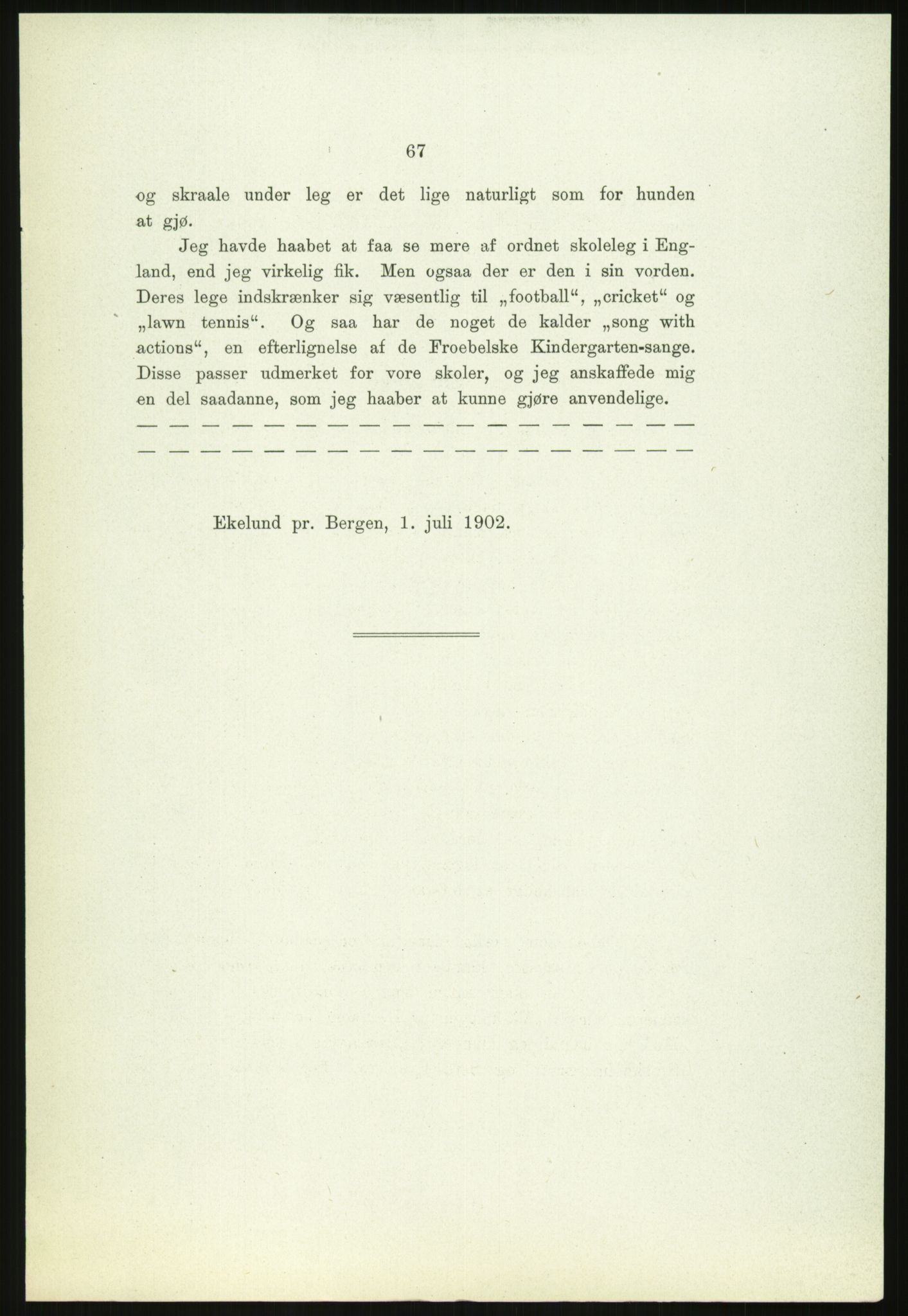 Kirke- og undervisningsdepartementet, 1. skolekontor D, RA/S-1021/F/Fh/Fhr/L0098: Eikelund off. skole for evneveike, 1897-1947, p. 1098