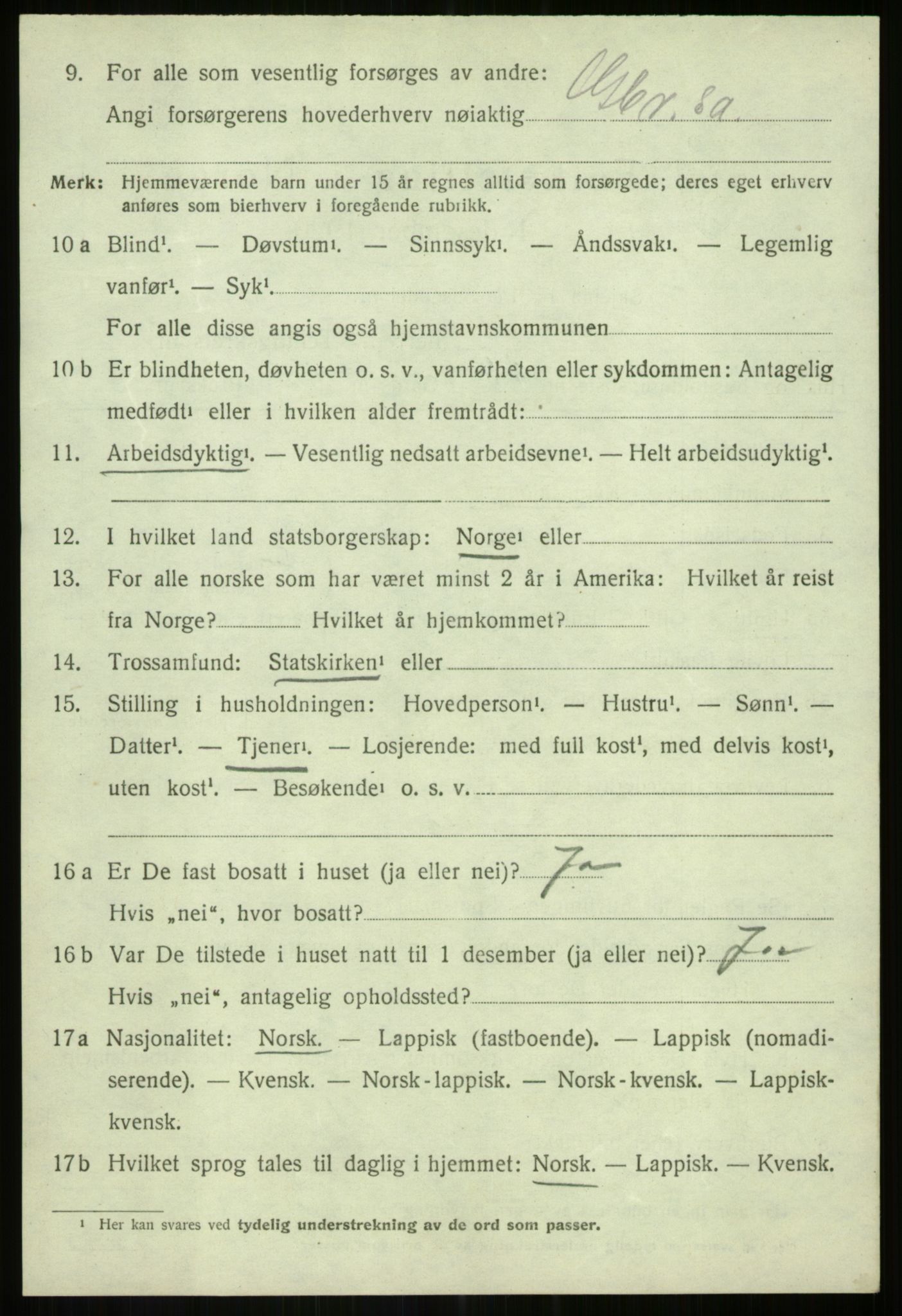 SATØ, 1920 census for Lenvik, 1920, p. 5637