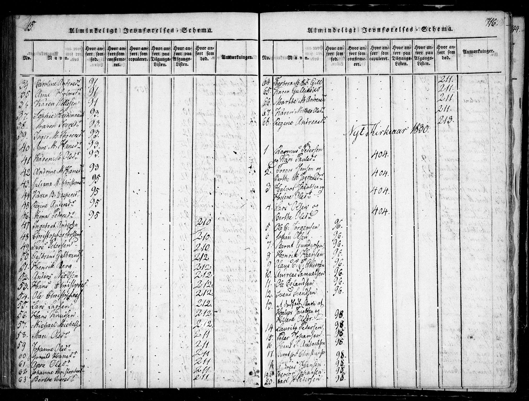 Nesodden prestekontor Kirkebøker, SAO/A-10013/F/Fa/L0006: Parish register (official) no. I 6, 1814-1847, p. 715-716