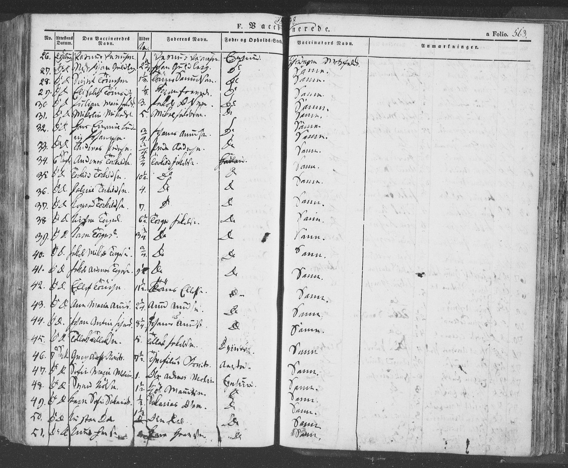 Eigersund sokneprestkontor, AV/SAST-A-101807/S08/L0009: Parish register (official) no. A 9, 1827-1850, p. 563