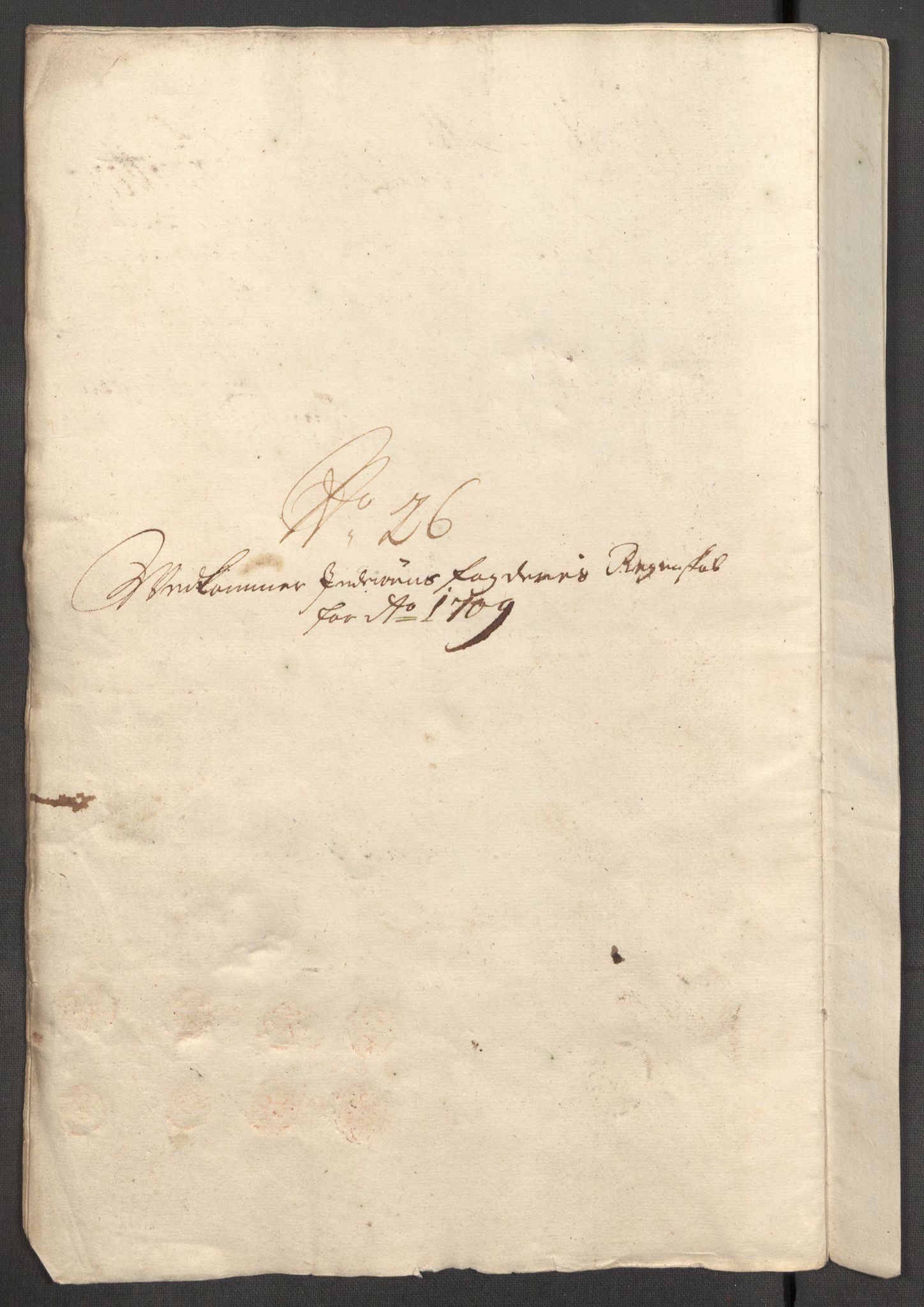 Rentekammeret inntil 1814, Reviderte regnskaper, Fogderegnskap, RA/EA-4092/R63/L4317: Fogderegnskap Inderøy, 1709, p. 264