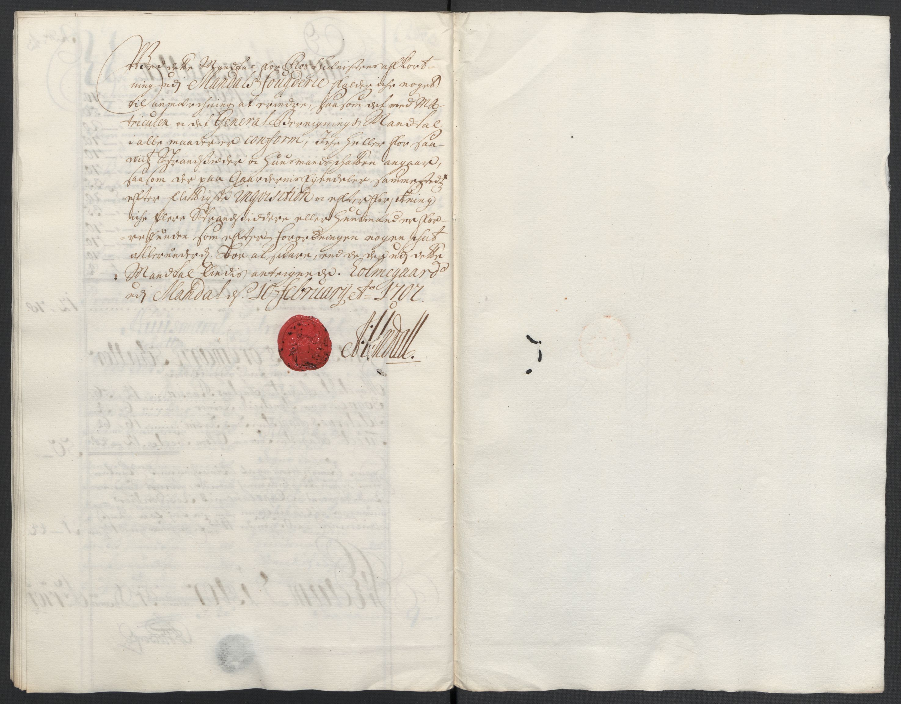 Rentekammeret inntil 1814, Reviderte regnskaper, Fogderegnskap, AV/RA-EA-4092/R43/L2549: Fogderegnskap Lista og Mandal, 1701-1702, p. 90