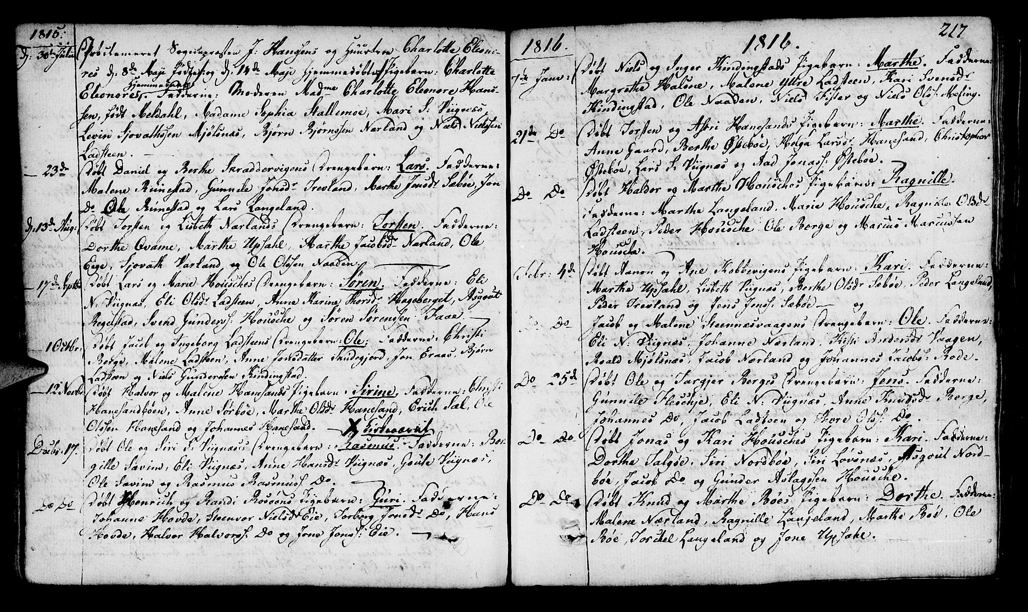 Finnøy sokneprestkontor, SAST/A-101825/H/Ha/Haa/L0005: Parish register (official) no. A 5, 1773-1816, p. 217
