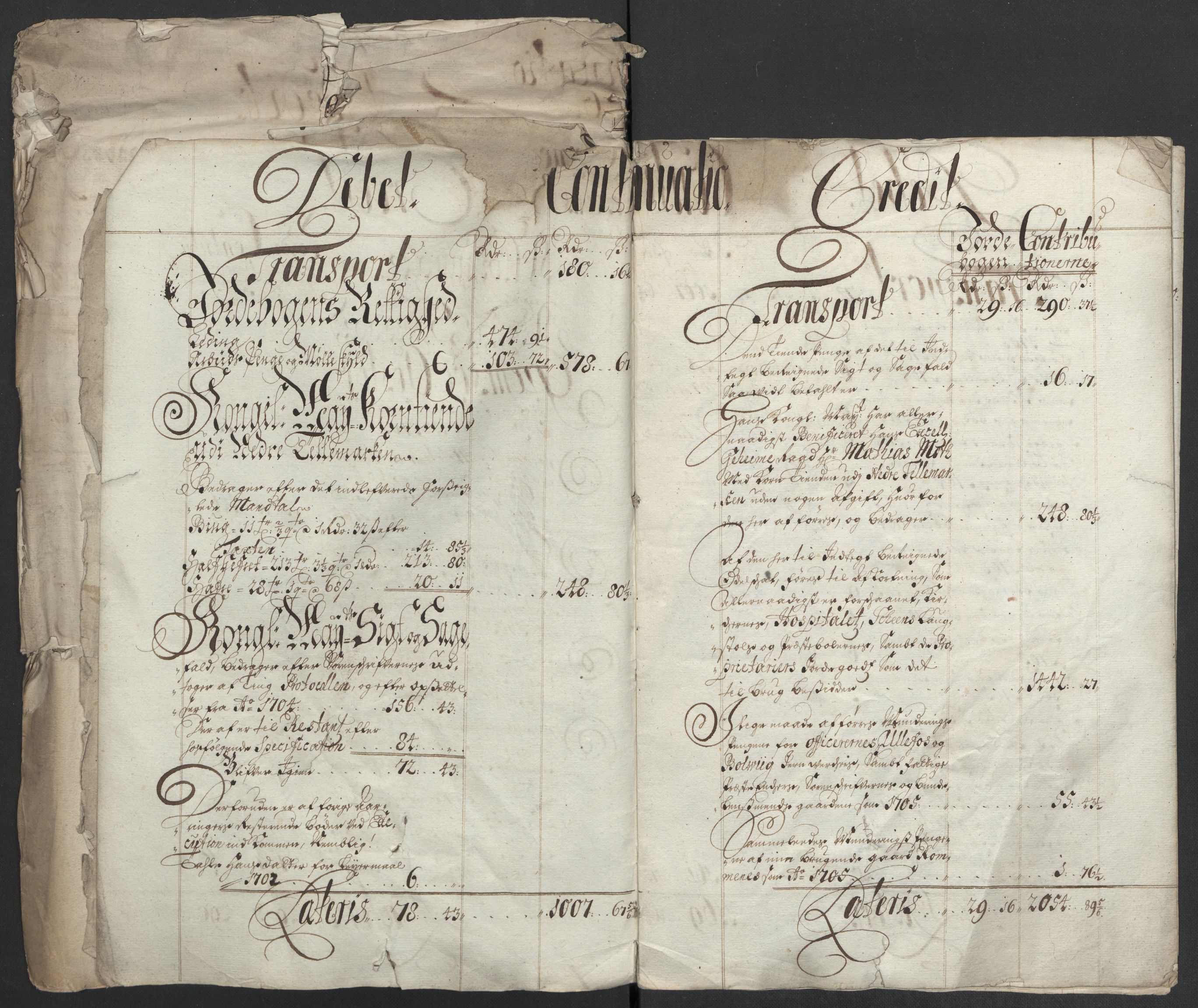 Rentekammeret inntil 1814, Reviderte regnskaper, Fogderegnskap, AV/RA-EA-4092/R36/L2116: Fogderegnskap Øvre og Nedre Telemark og Bamble, 1706-1707, p. 16