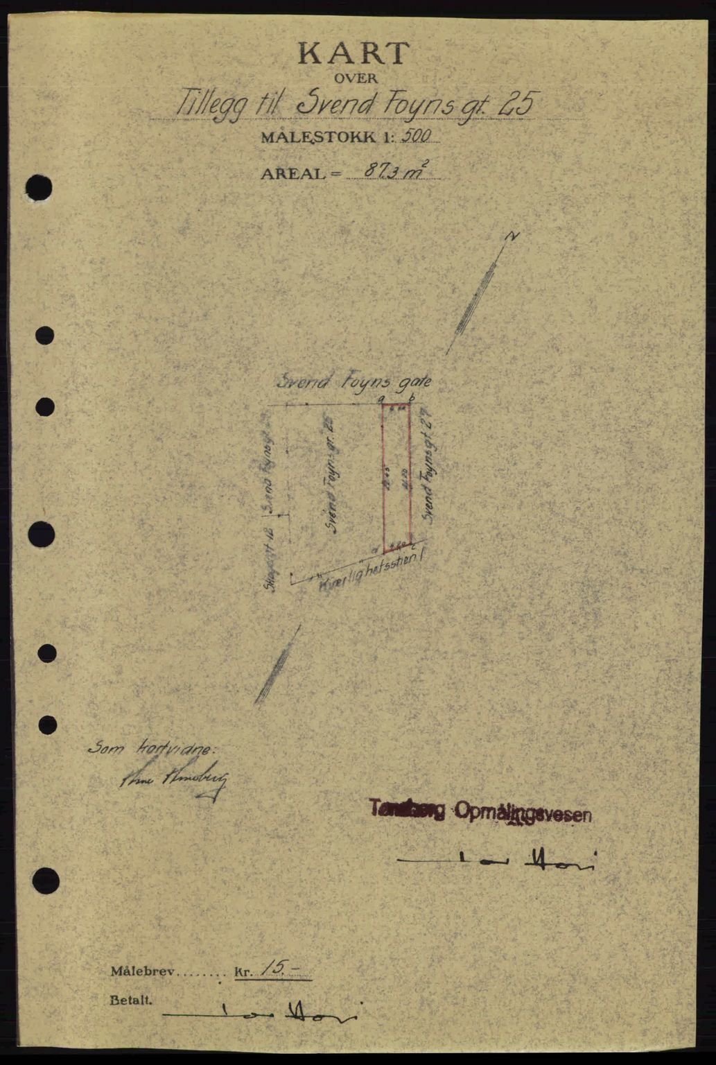 Tønsberg sorenskriveri, AV/SAKO-A-130/G/Ga/Gaa/L0015: Mortgage book no. A15, 1944-1944, Diary no: : 1458/1944