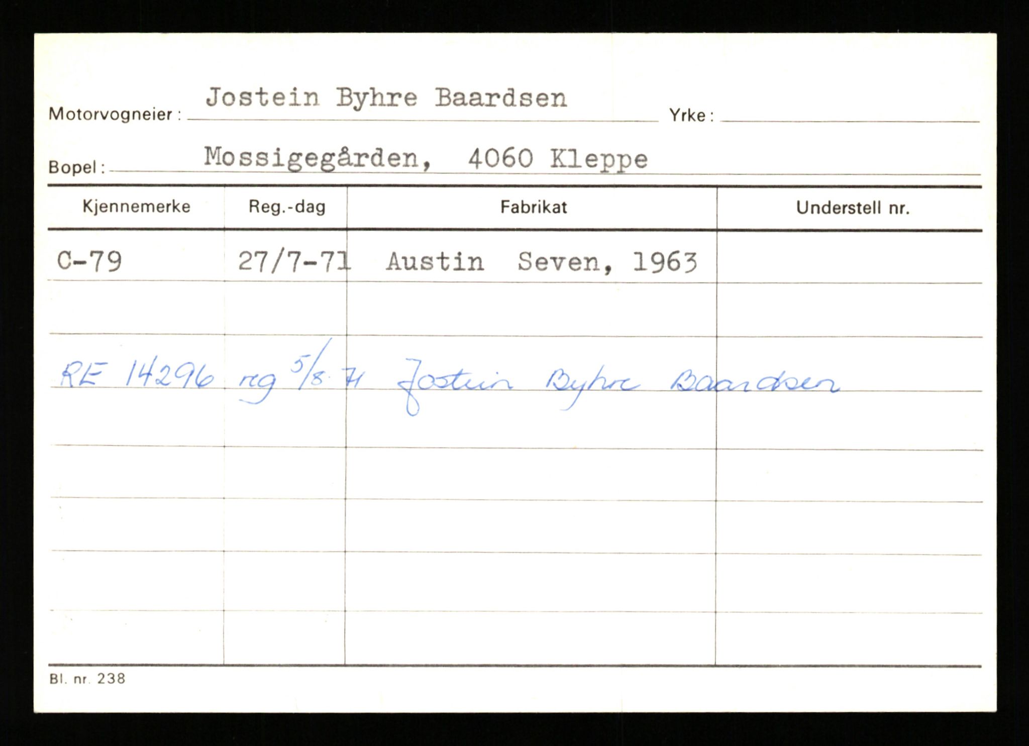 Stavanger trafikkstasjon, AV/SAST-A-101942/0/G/L0001: Registreringsnummer: 0 - 5782, 1930-1971, p. 59