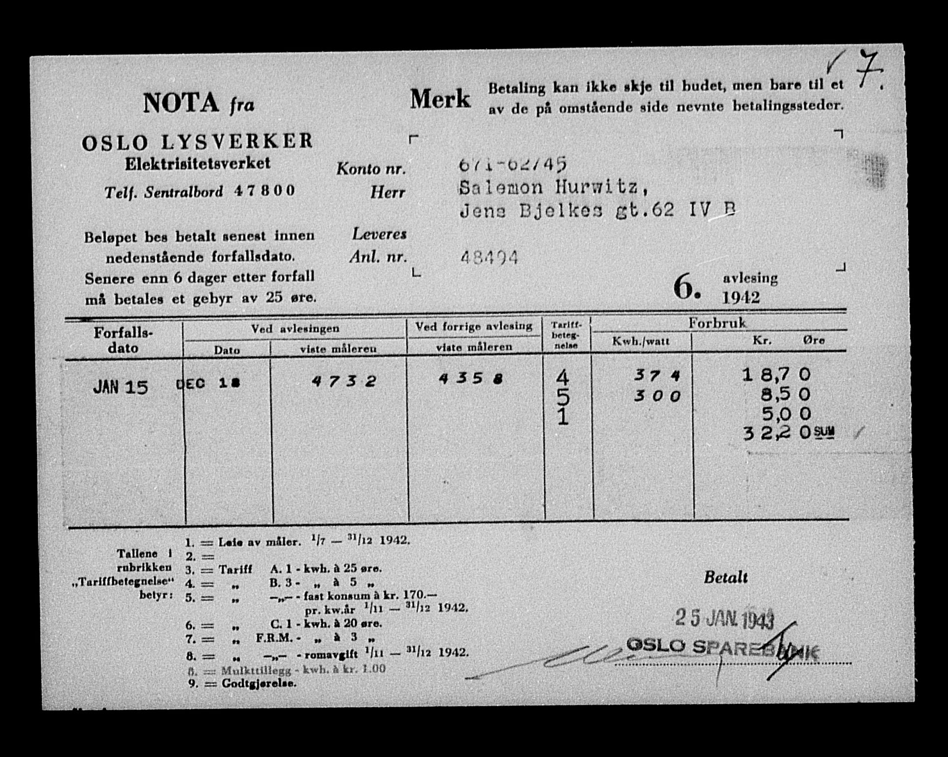 Justisdepartementet, Tilbakeføringskontoret for inndratte formuer, AV/RA-S-1564/H/Hc/Hcc/L0945: --, 1945-1947, p. 58