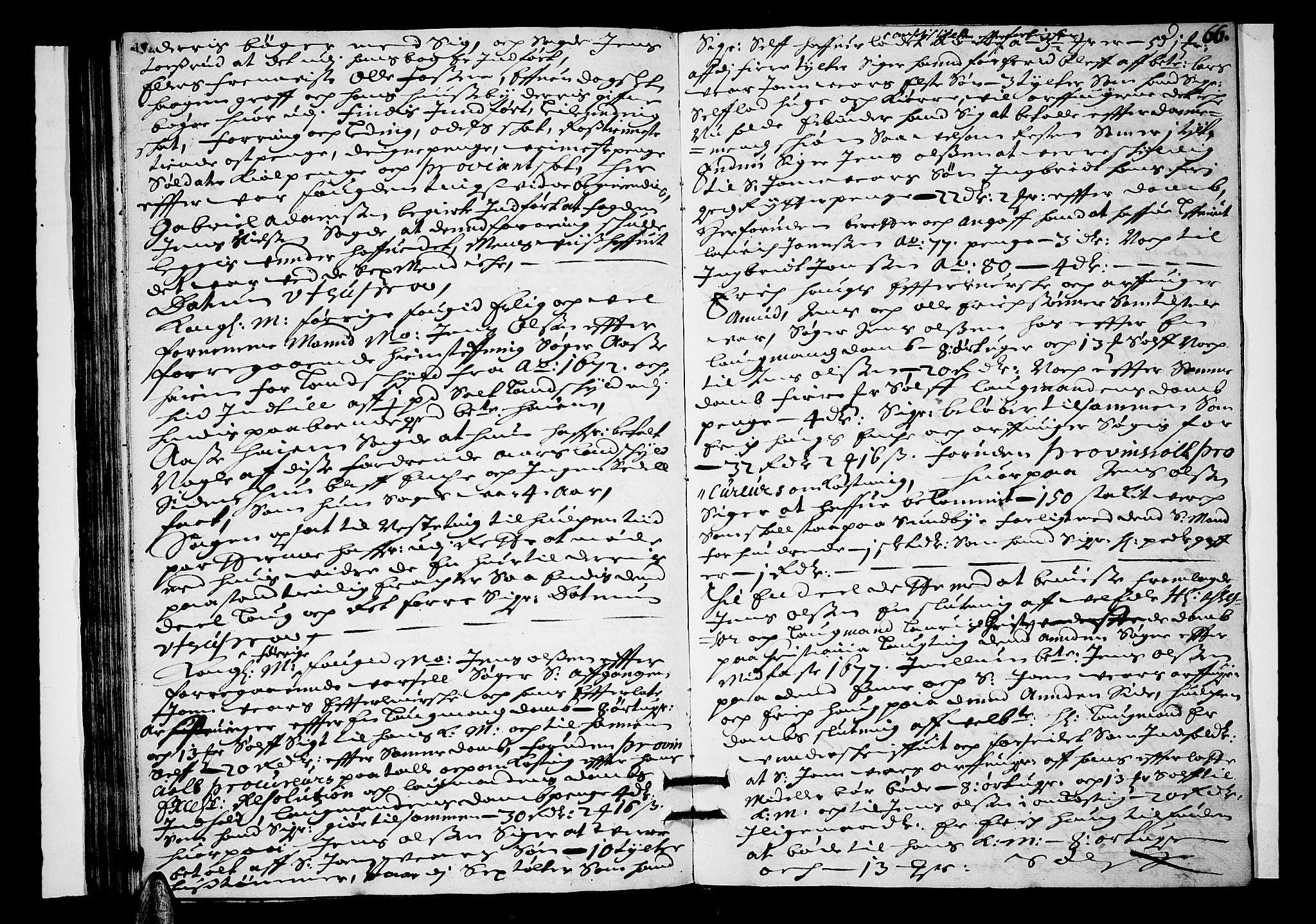 Lier, Røyken og Hurum sorenskriveri, AV/SAKO-A-89/F/Fa/L0027: Tingbok, 1686, p. 66