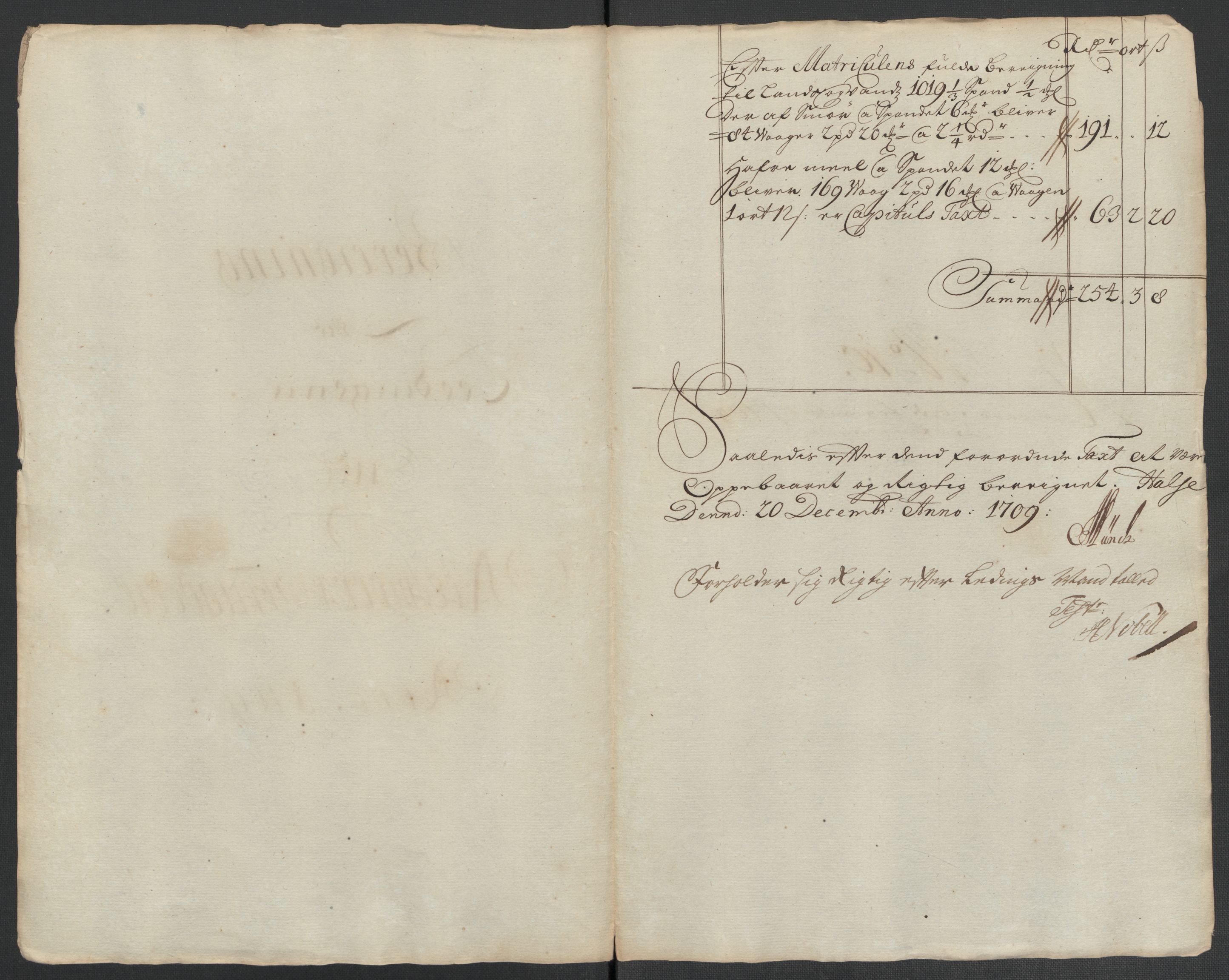 Rentekammeret inntil 1814, Reviderte regnskaper, Fogderegnskap, RA/EA-4092/R56/L3744: Fogderegnskap Nordmøre, 1709-1710, p. 116