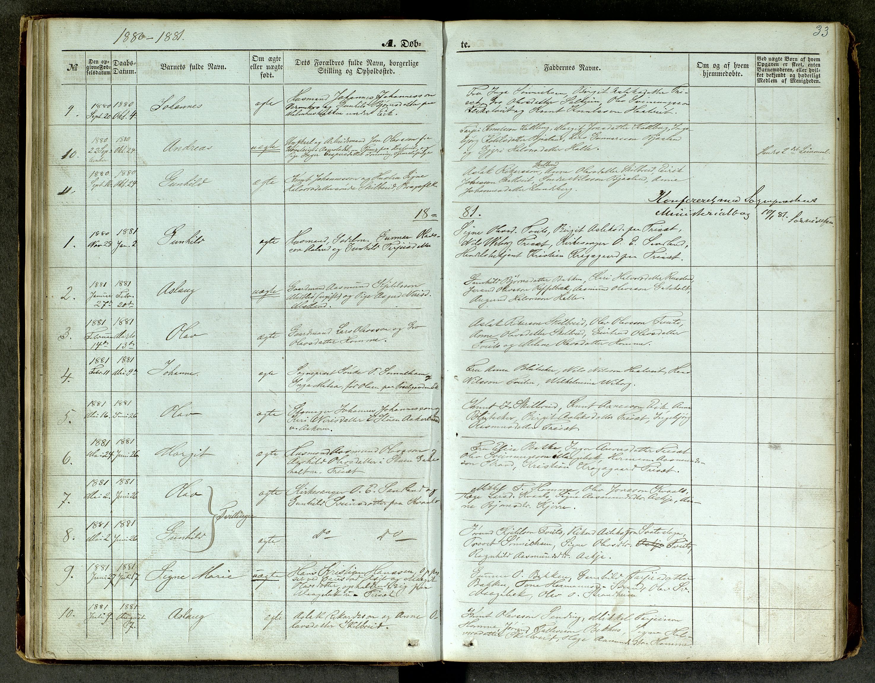 Lårdal kirkebøker, SAKO/A-284/G/Ga/L0002: Parish register (copy) no. I 2, 1861-1890, p. 33