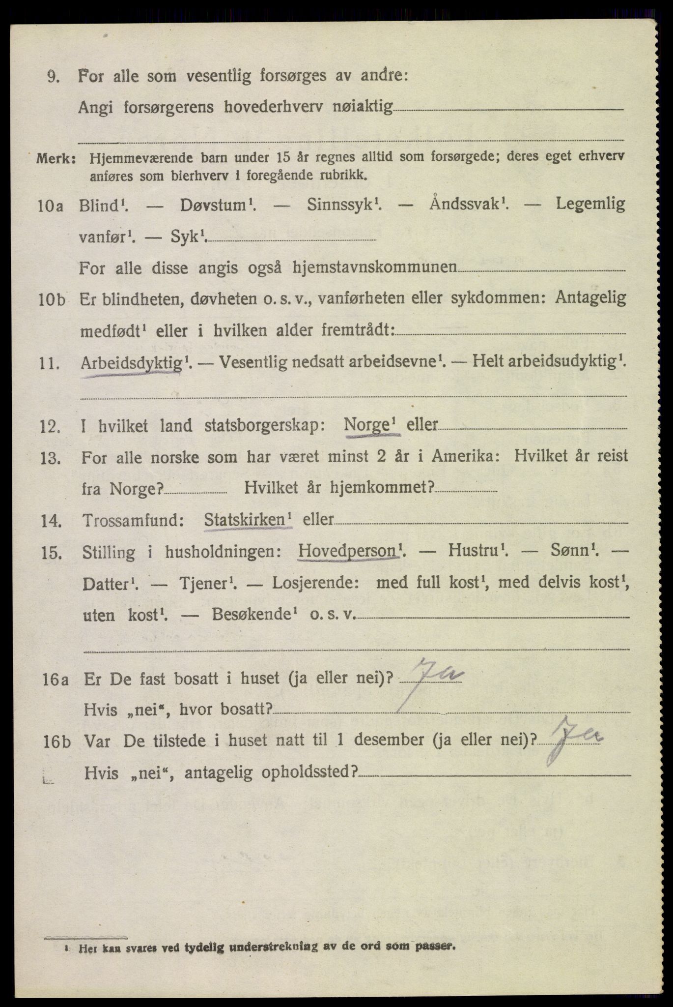 SAH, 1920 census for Stange, 1920, p. 3792