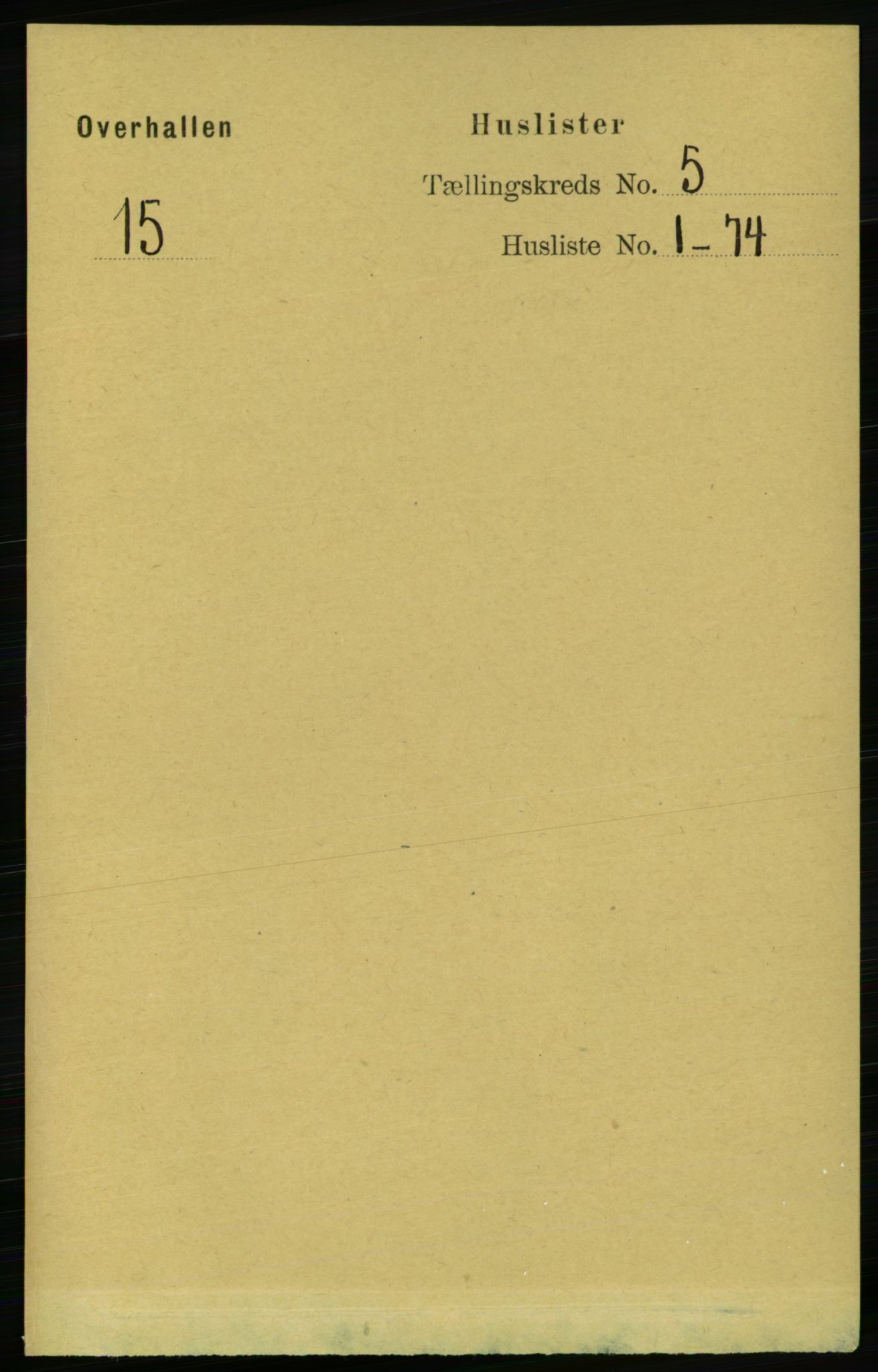 RA, 1891 census for 1744 Overhalla, 1891, p. 1594