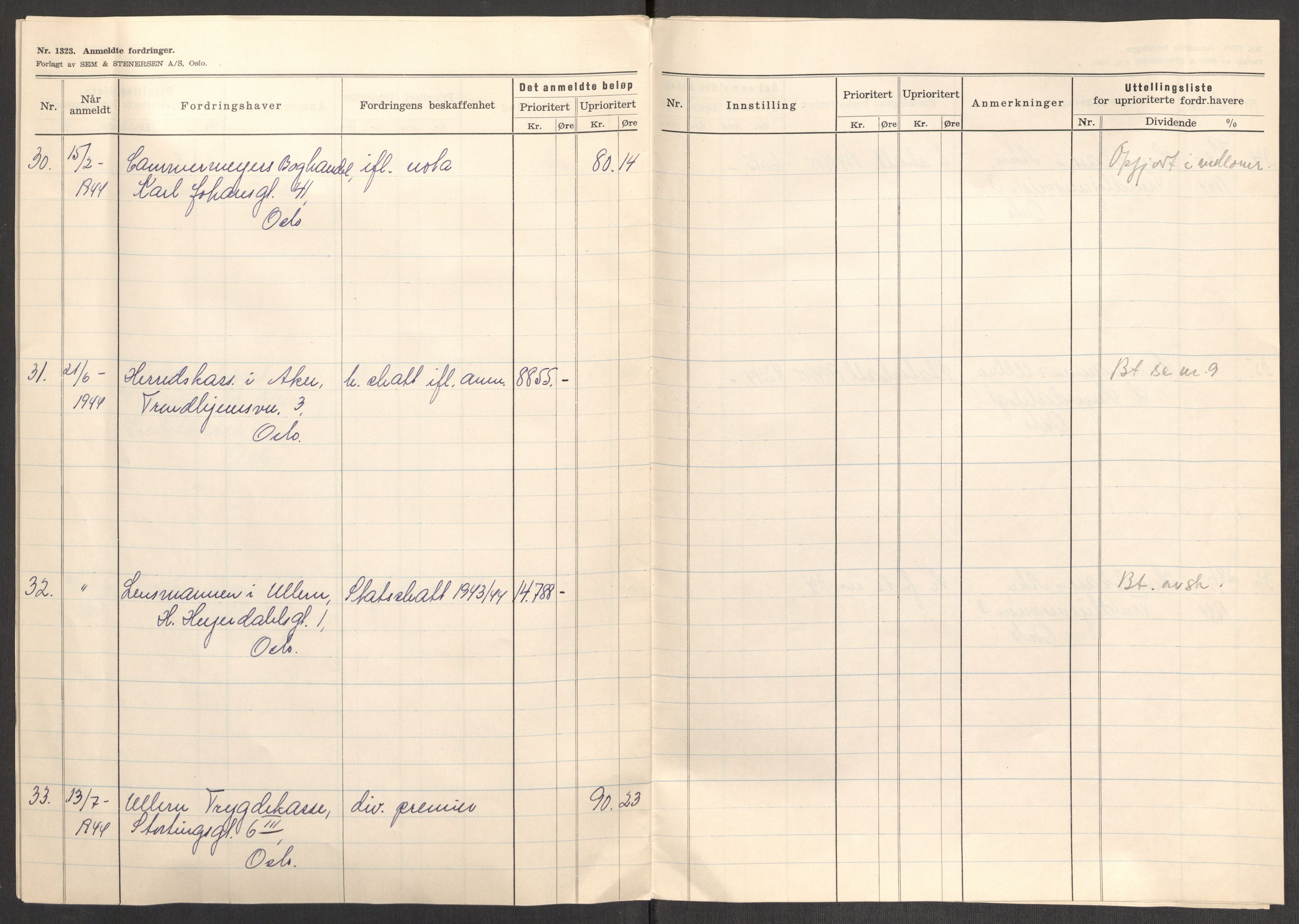 Oslo skifterett, AV/SAO-A-10383/I/Id/L0004: Bomapper (sluttede bo), 1948, p. 218