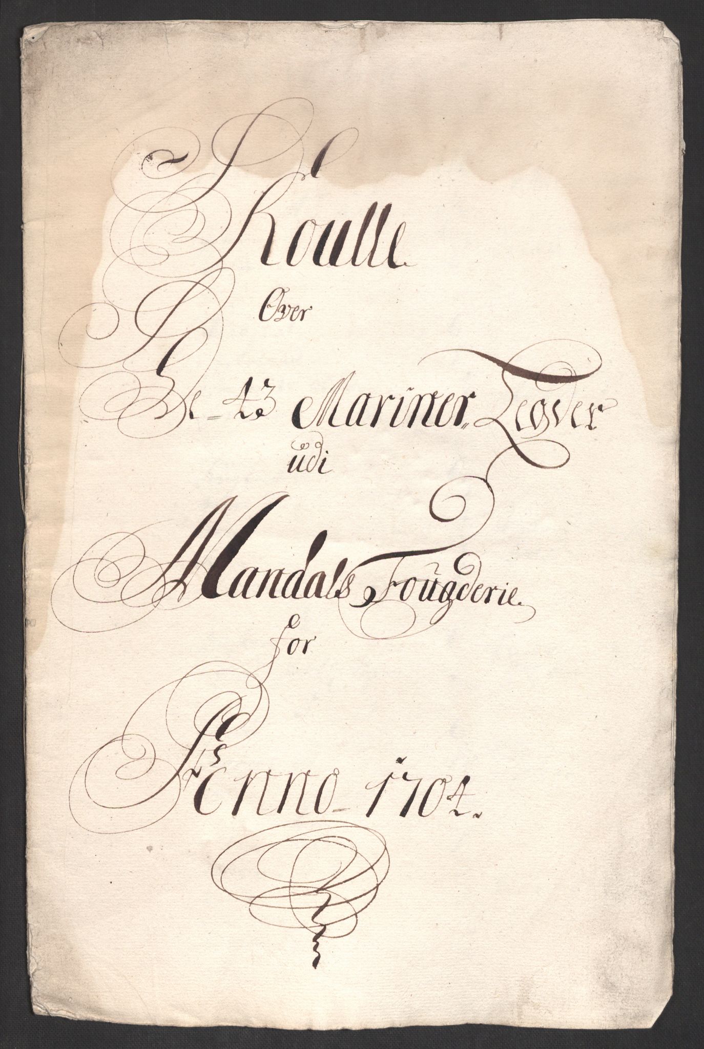 Rentekammeret inntil 1814, Reviderte regnskaper, Fogderegnskap, RA/EA-4092/R43/L2550: Fogderegnskap Lista og Mandal, 1703-1704, p. 456