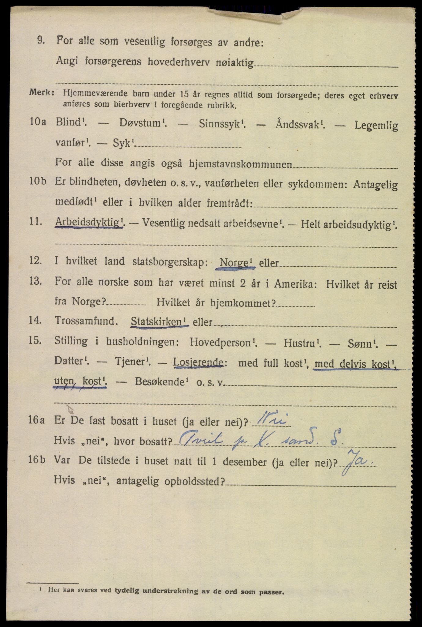 SAK, 1920 census for Spind, 1920, p. 1658