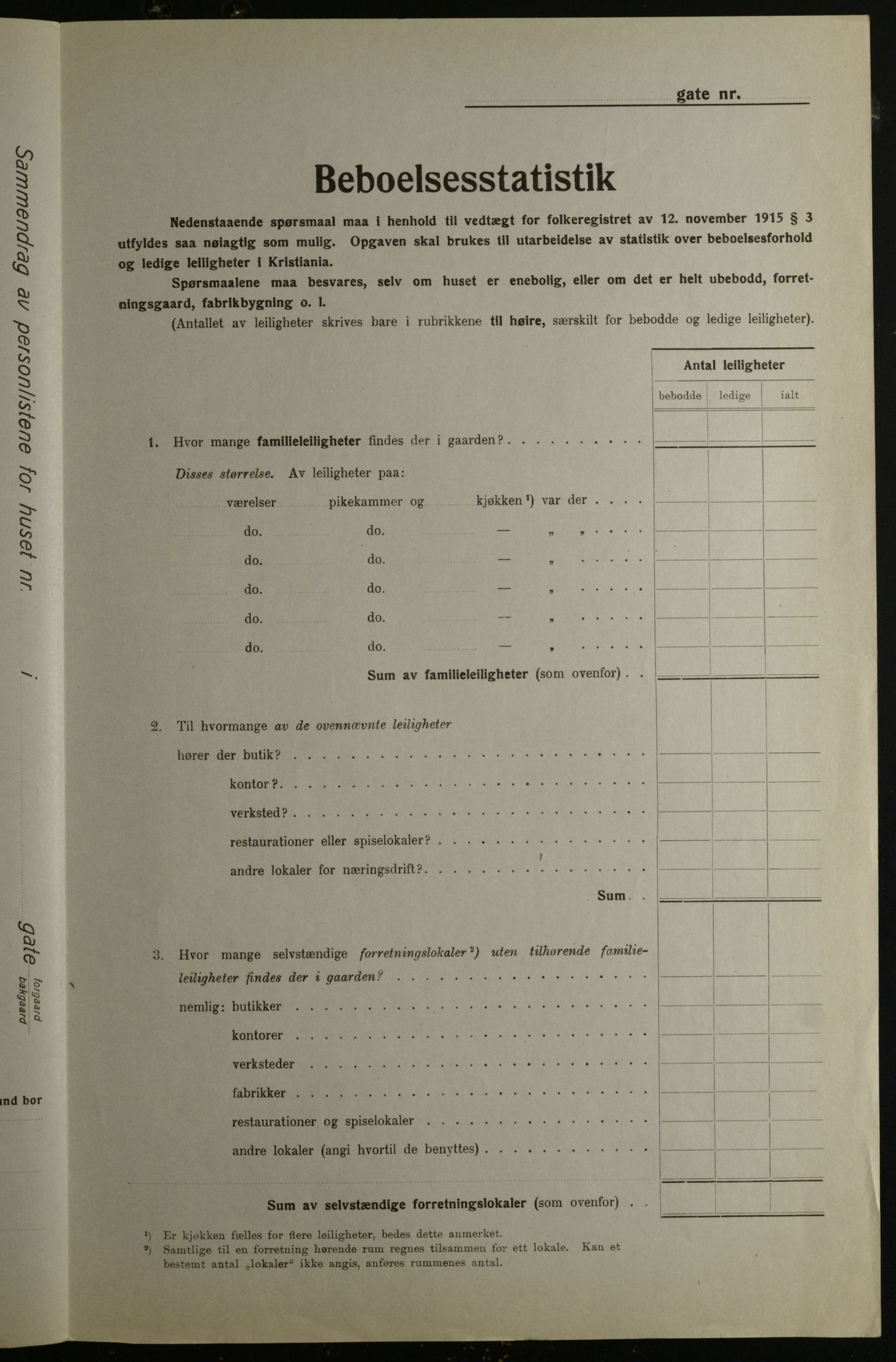 OBA, Municipal Census 1923 for Kristiania, 1923, p. 1718