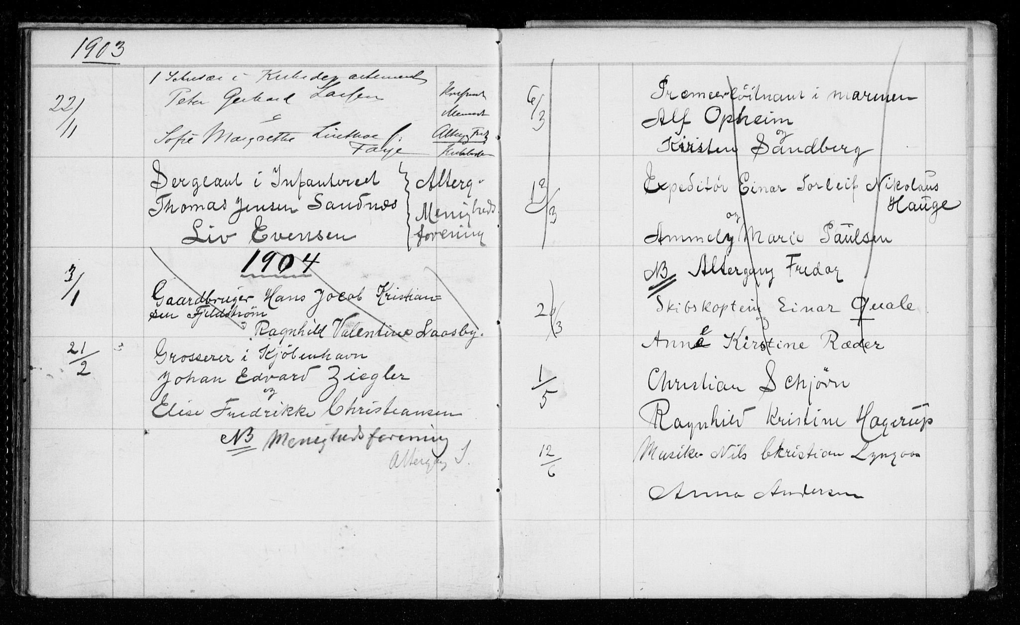 Garnisonsmenigheten Kirkebøker, AV/SAO-A-10846/H/Hb/L0001: Banns register no. II 1, 1865-1911