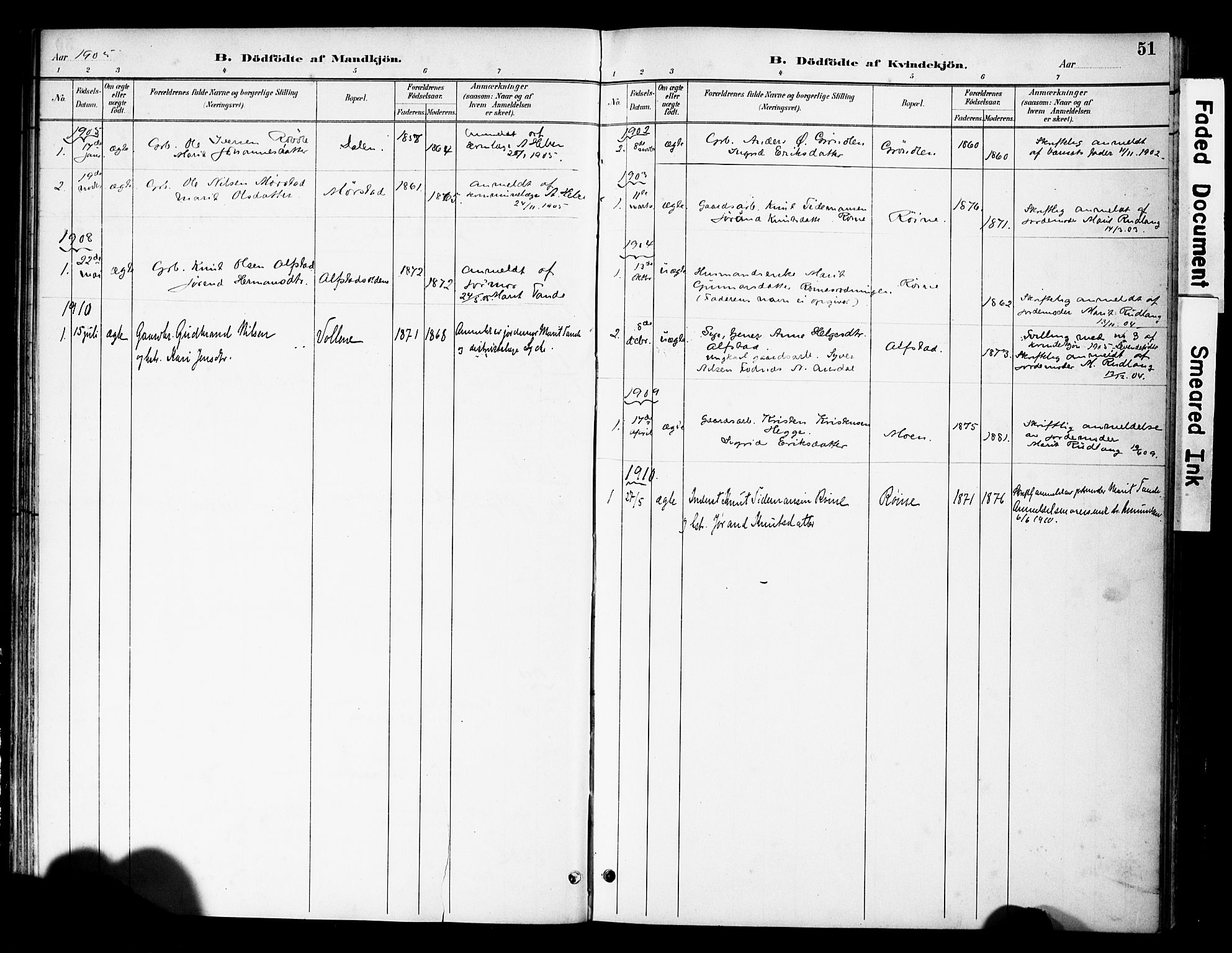 Øystre Slidre prestekontor, AV/SAH-PREST-138/H/Ha/Haa/L0004: Parish register (official) no. 4, 1887-1910, p. 51