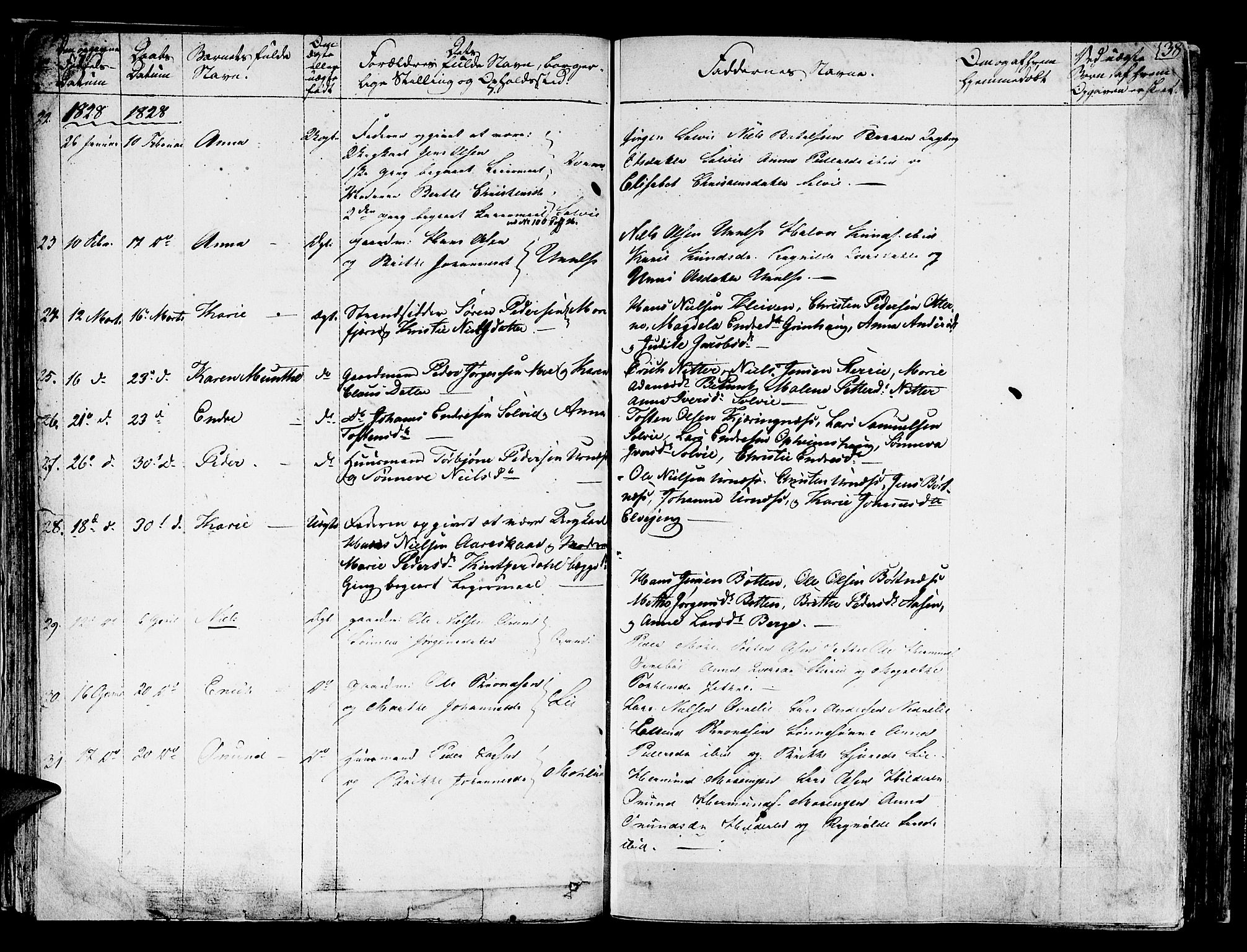 Hafslo sokneprestembete, AV/SAB-A-80301/H/Haa/Haaa/L0004: Parish register (official) no. A 4, 1821-1834, p. 38