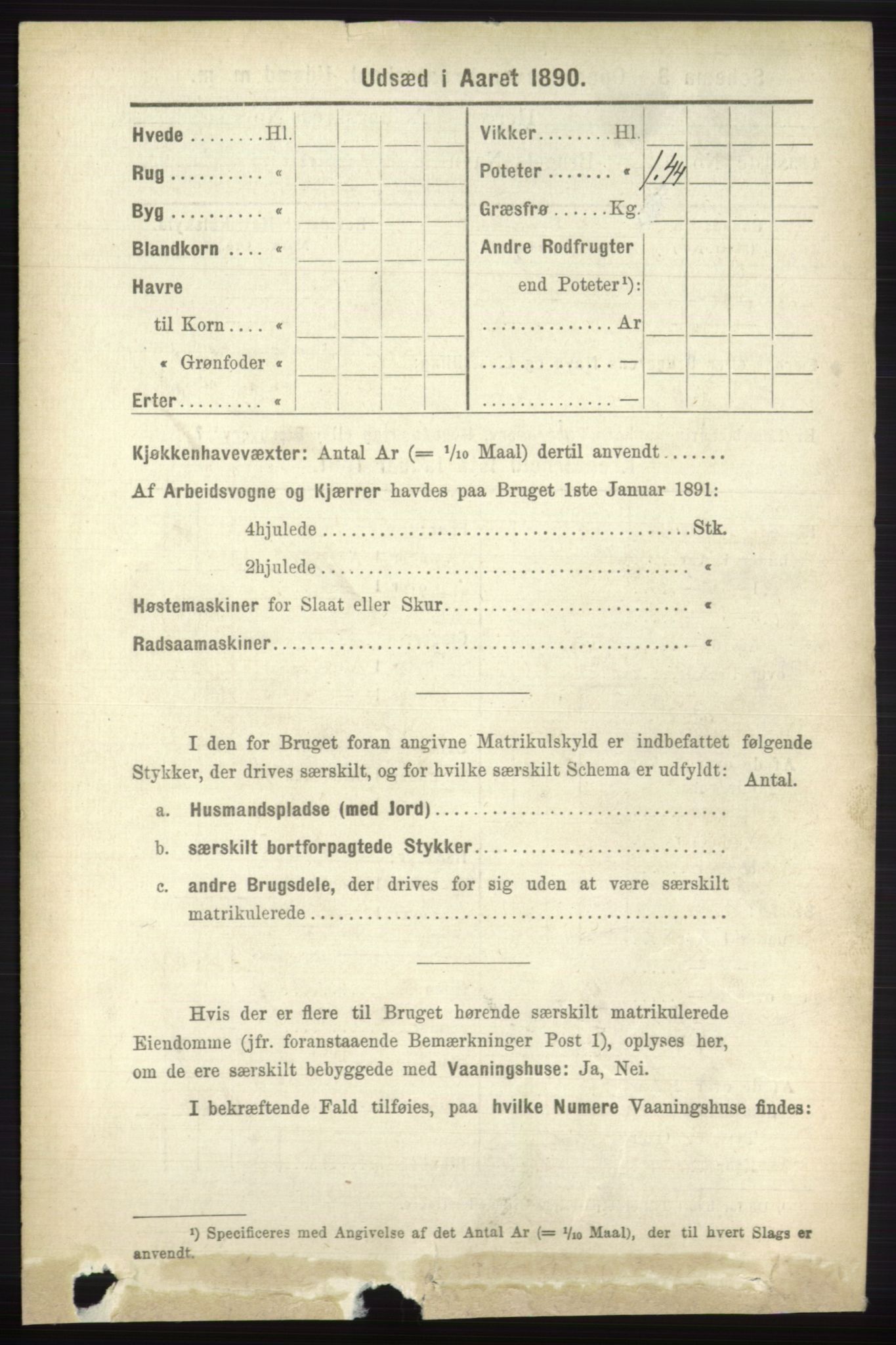 RA, 1891 census for 0712 Skoger, 1891, p. 5184