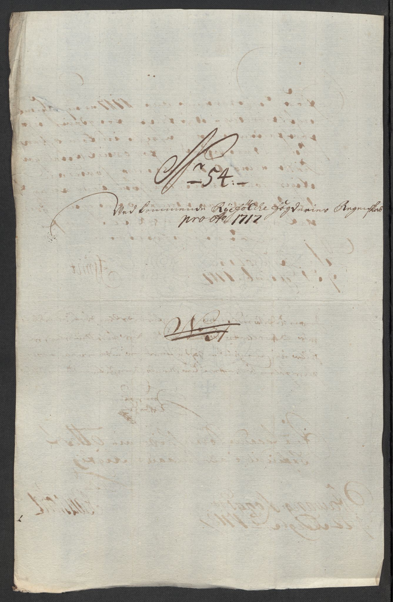 Rentekammeret inntil 1814, Reviderte regnskaper, Fogderegnskap, AV/RA-EA-4092/R47/L2870: Fogderegnskap Ryfylke, 1717, p. 285