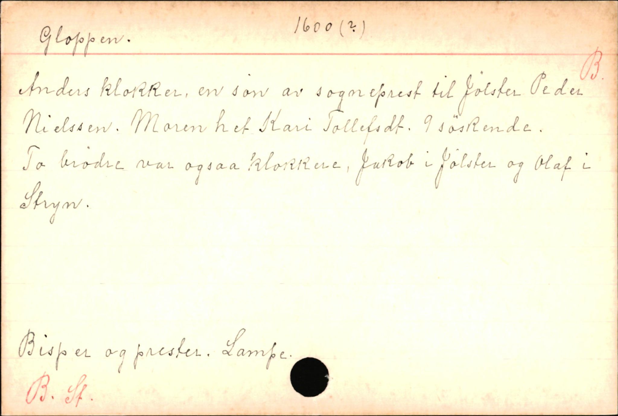 Haugen, Johannes - lærer, SAB/SAB/PA-0036/01/L0001: Om klokkere og lærere, 1521-1904, p. 9872