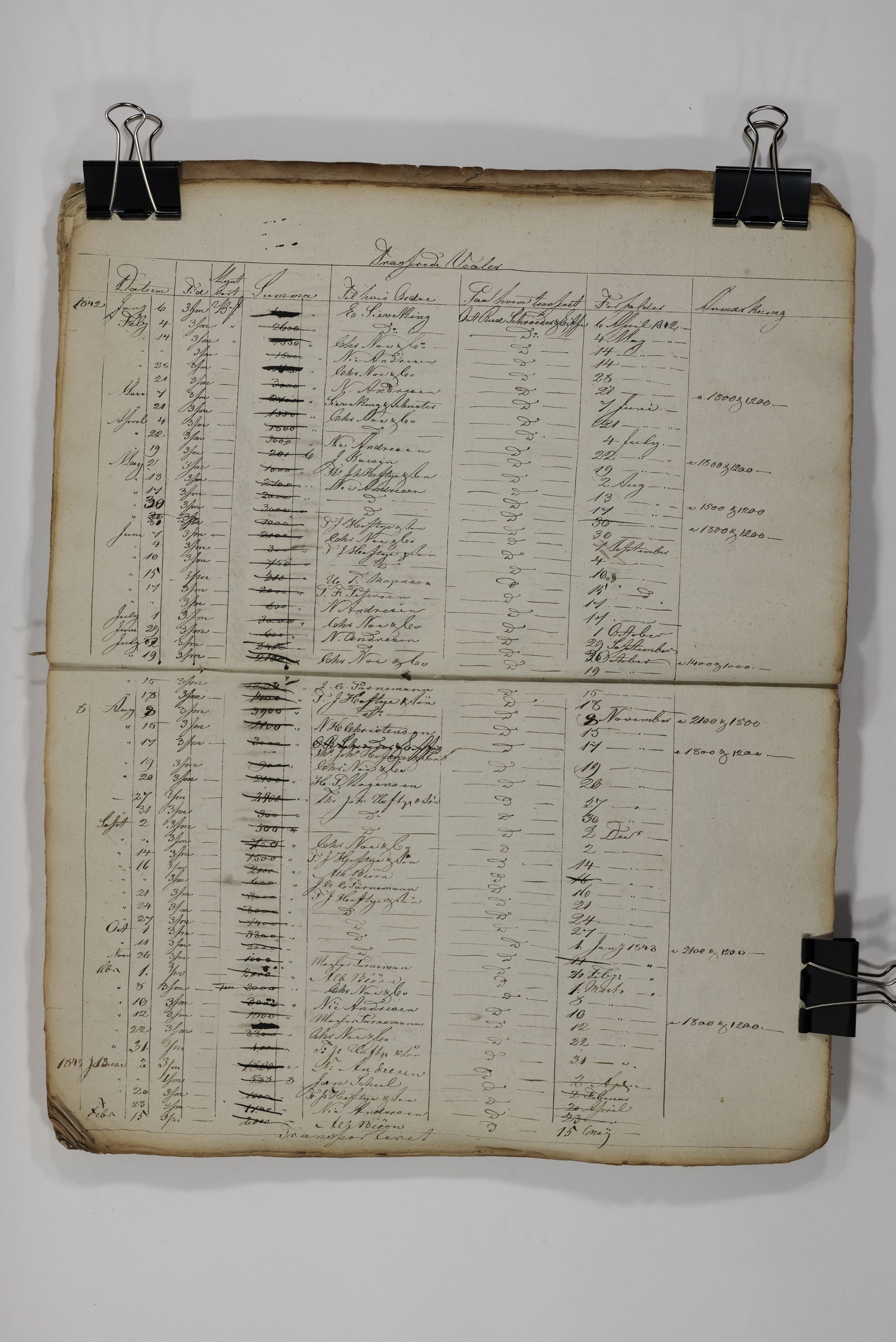 Blehr/ Kjellestad, TEMU/TGM-A-1212/R/Rl/L0011: Transferede veksler, 1836-1857, p. 27