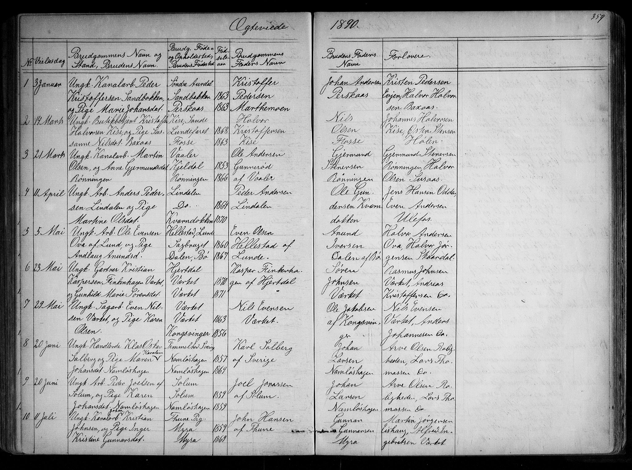Holla kirkebøker, SAKO/A-272/G/Ga/L0004: Parish register (copy) no. I 4, 1867-1890, p. 359