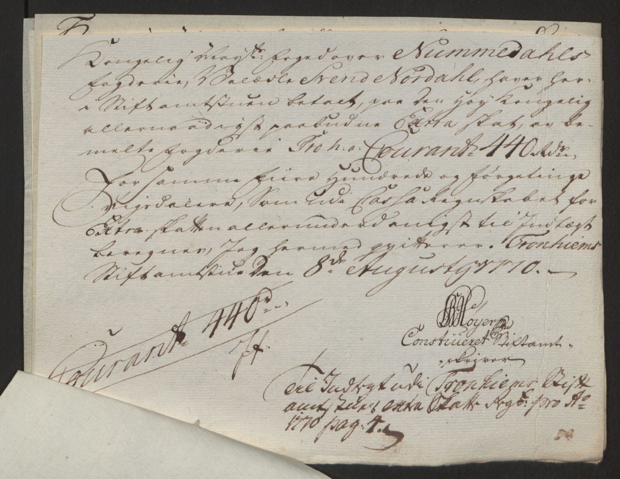 Rentekammeret inntil 1814, Reviderte regnskaper, Fogderegnskap, RA/EA-4092/R64/L4502: Ekstraskatten Namdal, 1762-1772, p. 378
