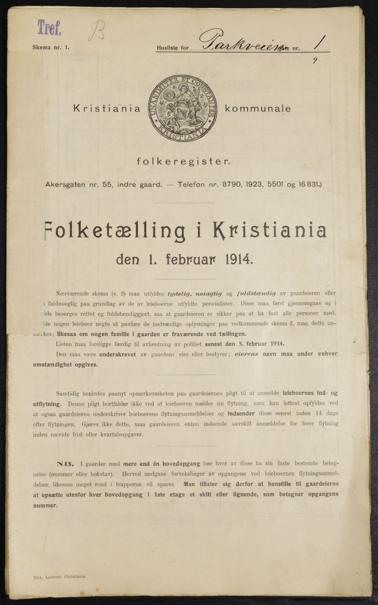 OBA, Municipal Census 1914 for Kristiania, 1914, p. 77825