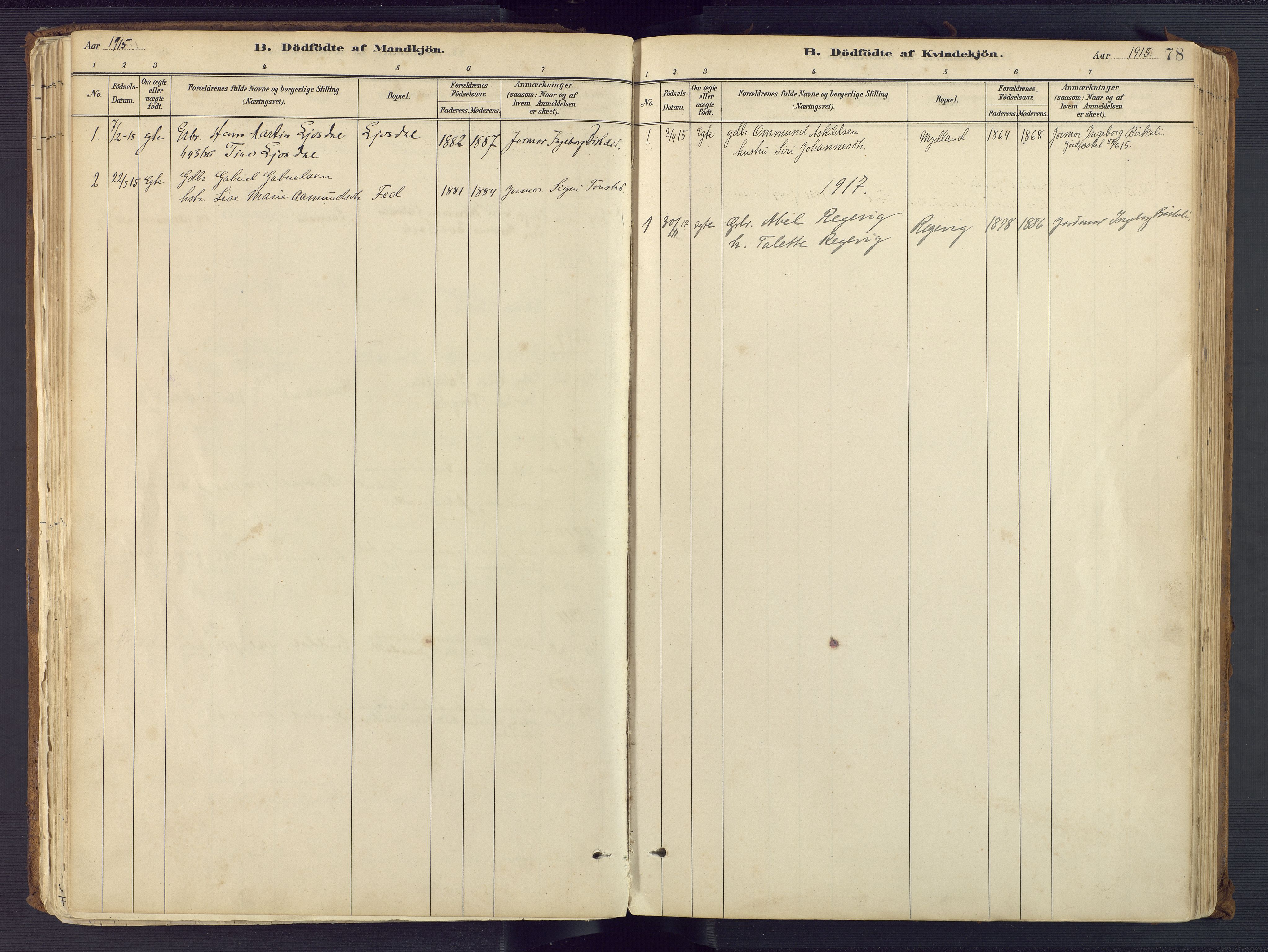 Sirdal sokneprestkontor, AV/SAK-1111-0036/F/Fa/Fab/L0004: Parish register (official) no. A 4, 1887-1919, p. 78