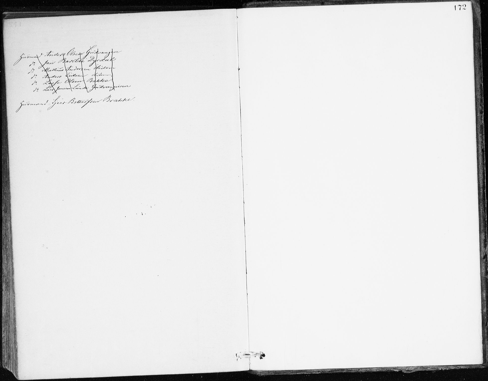 Aurland sokneprestembete, SAB/A-99937/H/Ha/Hac/L0001: Parish register (official) no. C 1, 1880-1921, p. 172