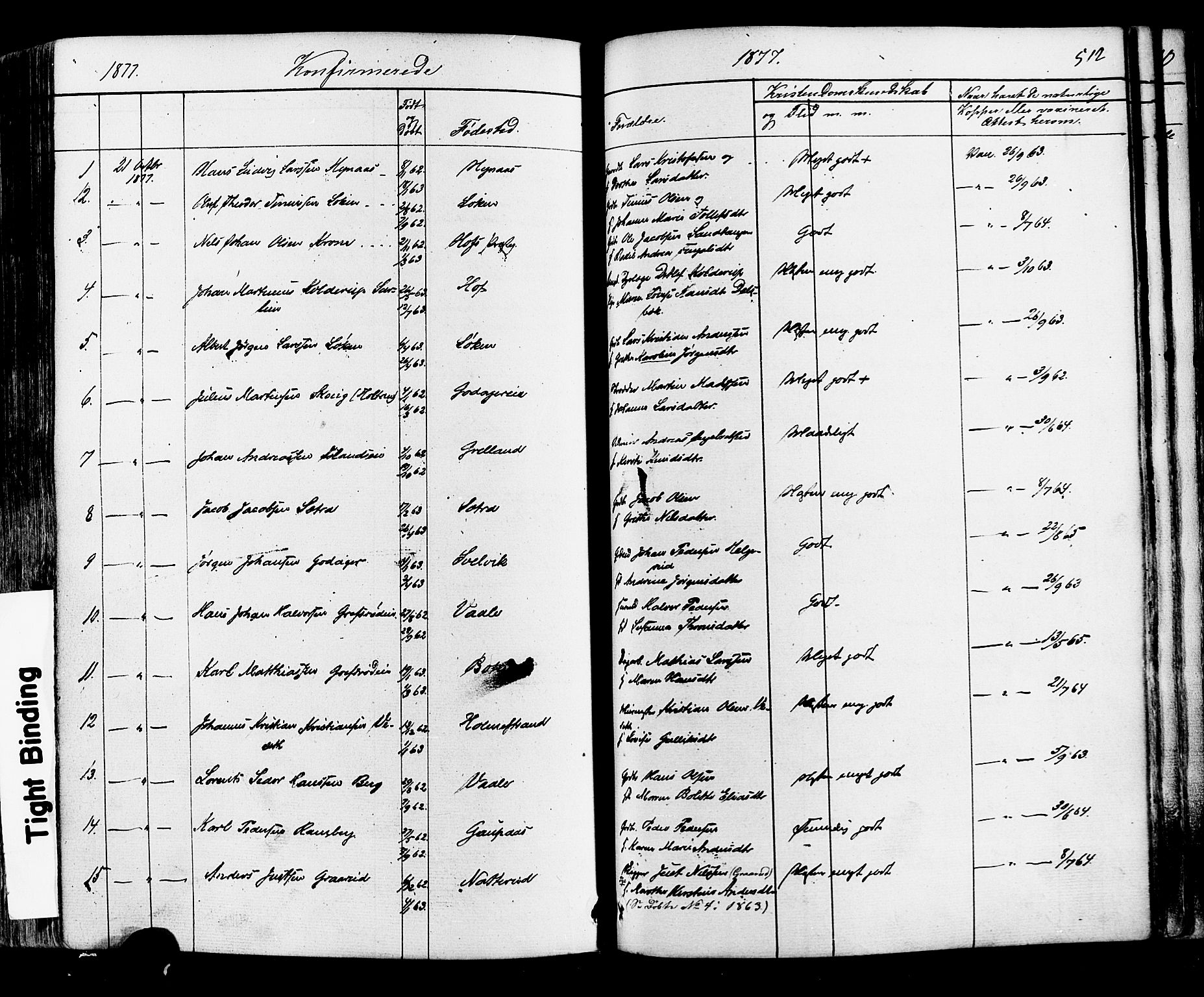 Botne kirkebøker, AV/SAKO-A-340/F/Fa/L0006: Parish register (official) no. I 6, 1836-1877, p. 512