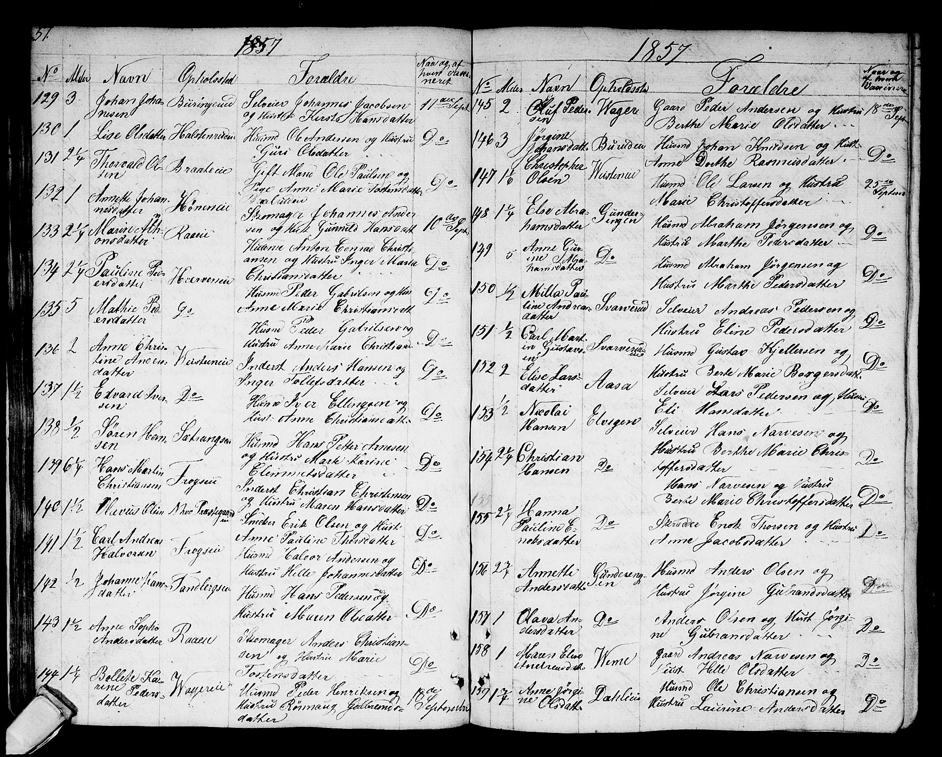 Norderhov kirkebøker, SAKO/A-237/F/Fa/L0007: Parish register (official) no. 7, 1812-1814, p. 57