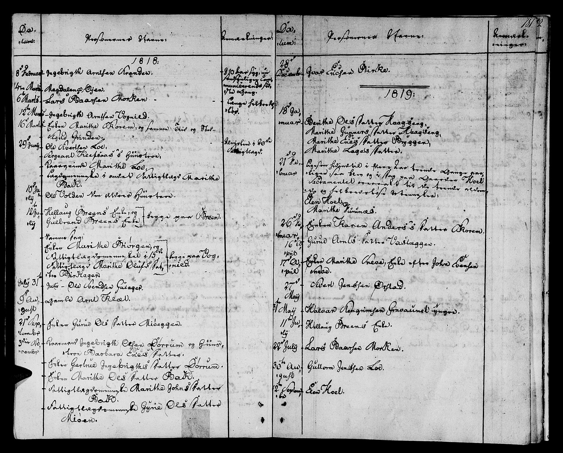 Ministerialprotokoller, klokkerbøker og fødselsregistre - Sør-Trøndelag, SAT/A-1456/678/L0894: Parish register (official) no. 678A04, 1806-1815, p. 181