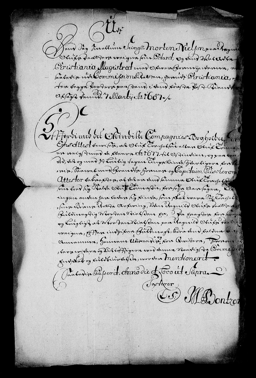 Stattholderembetet 1572-1771, RA/EA-2870/Af/L0004: Avskrifter av vedlegg til originale supplikker, nummerert i samsvar med supplikkbøkene, 1691-1694, p. 126