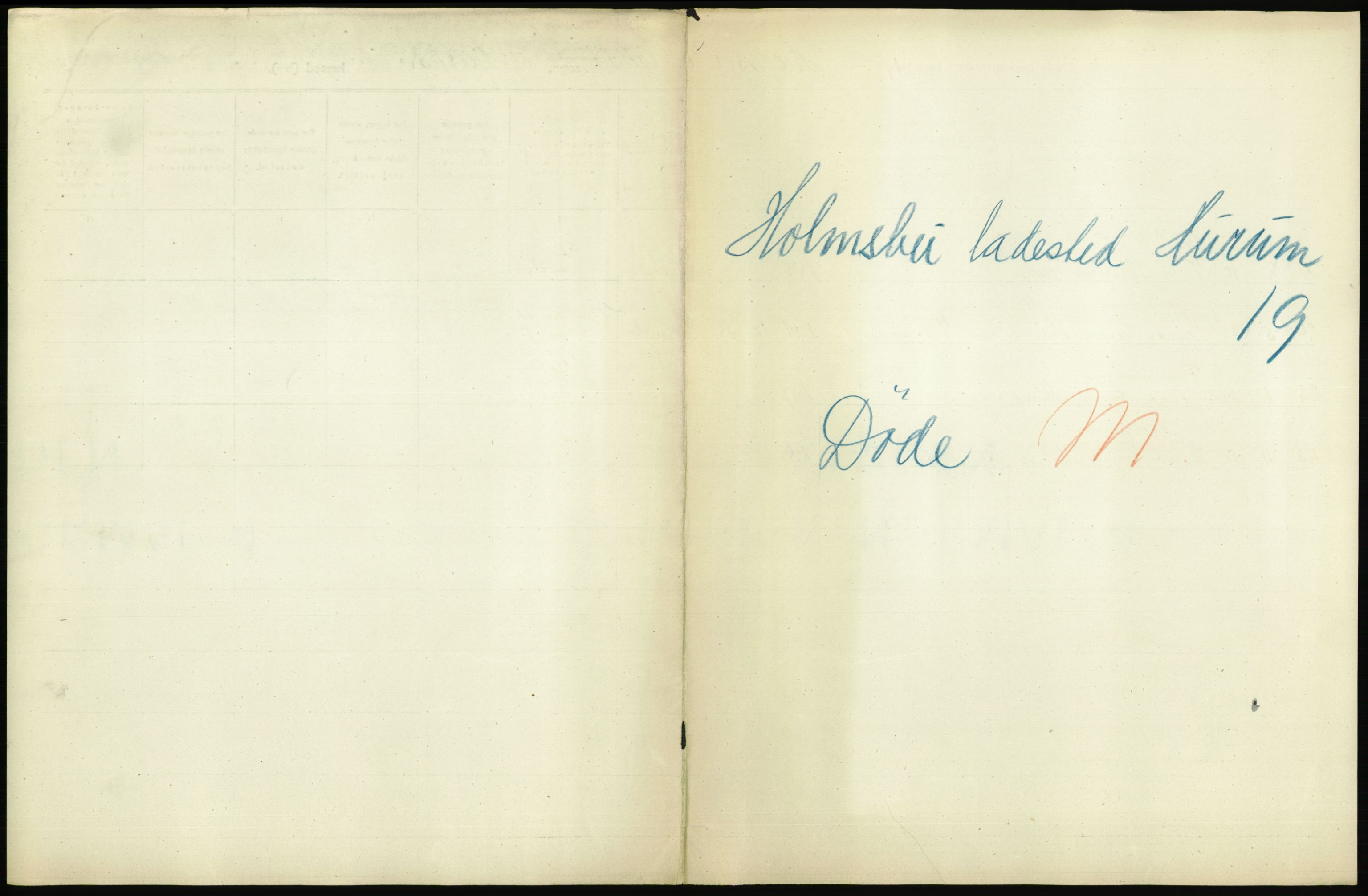 Statistisk sentralbyrå, Sosiodemografiske emner, Befolkning, RA/S-2228/D/Df/Dfb/Dfbi/L0018: Buskerud fylke: Døde. Bygder og byer., 1919, p. 427