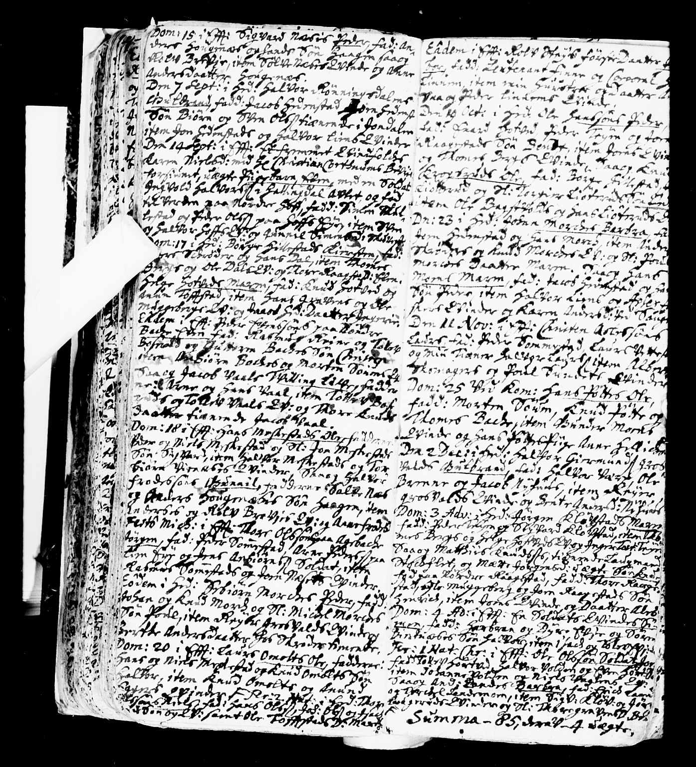 Sandsvær kirkebøker, SAKO/A-244/F/Fa/L0001: Parish register (official) no. I 1, 1665-1725, p. 70