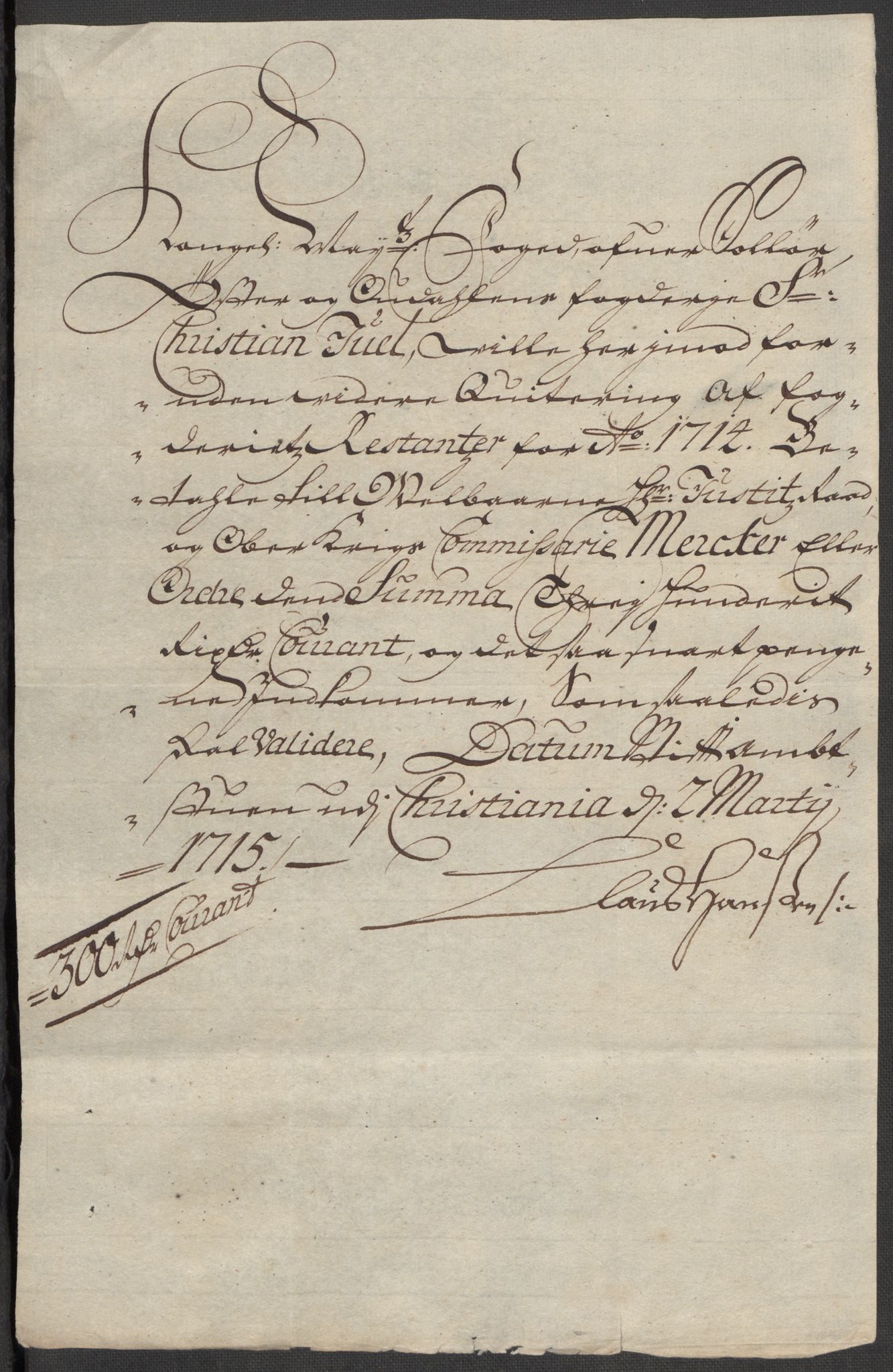 Rentekammeret inntil 1814, Reviderte regnskaper, Fogderegnskap, AV/RA-EA-4092/R13/L0853: Fogderegnskap Solør, Odal og Østerdal, 1715, p. 371