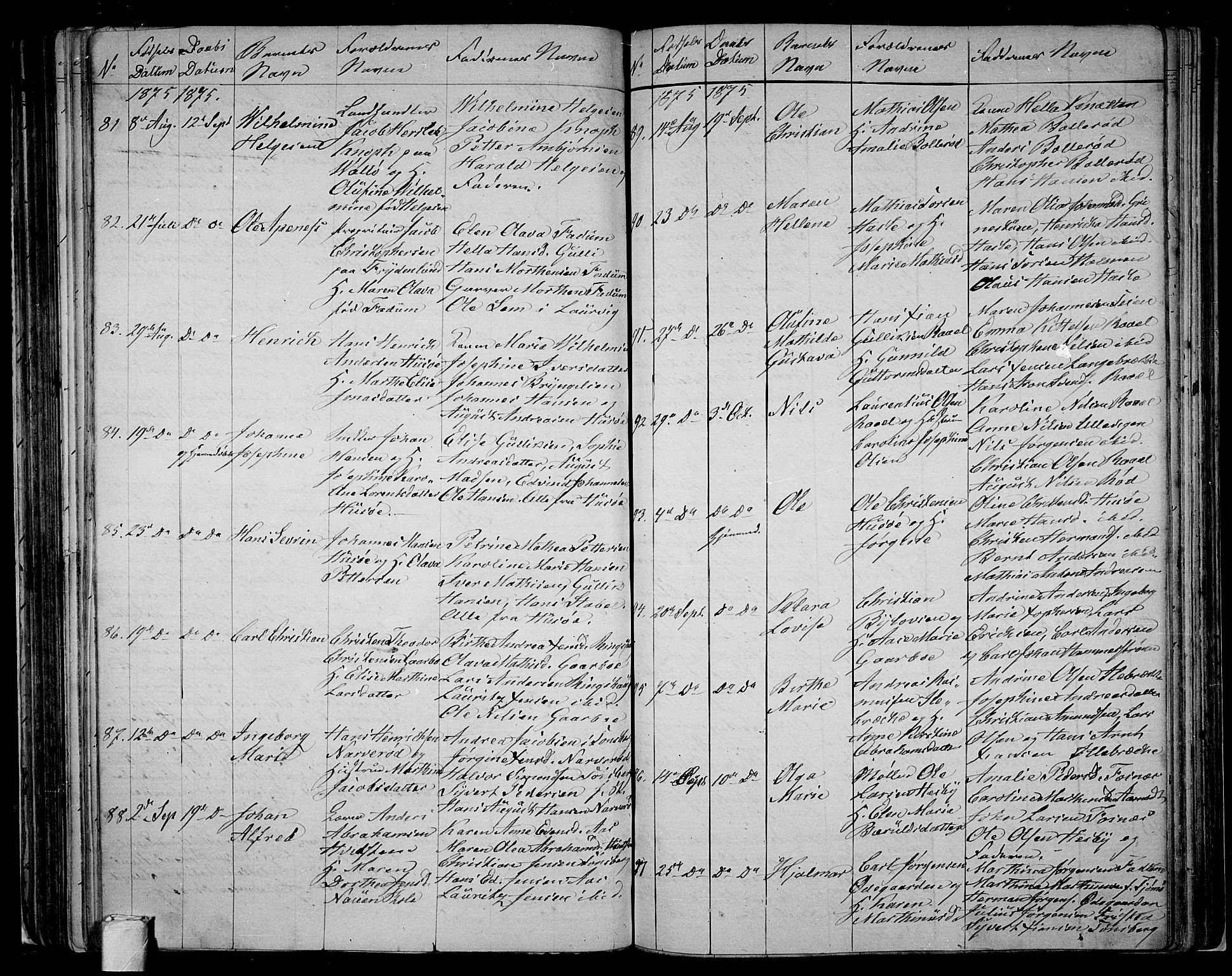 Sem kirkebøker, AV/SAKO-A-5/G/Ga/L0004: Parish register (copy) no. I 4, 1855-1877