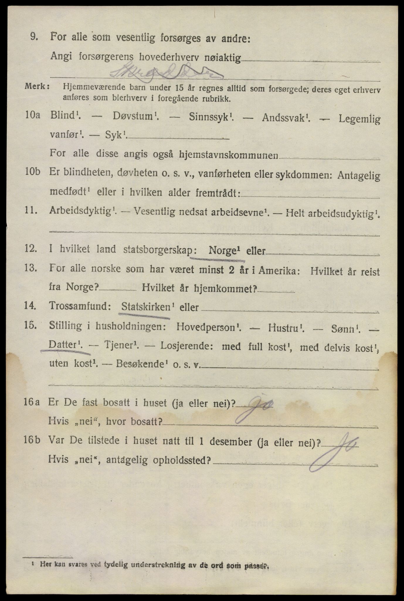 SAO, 1920 census for Fet, 1920, p. 4351