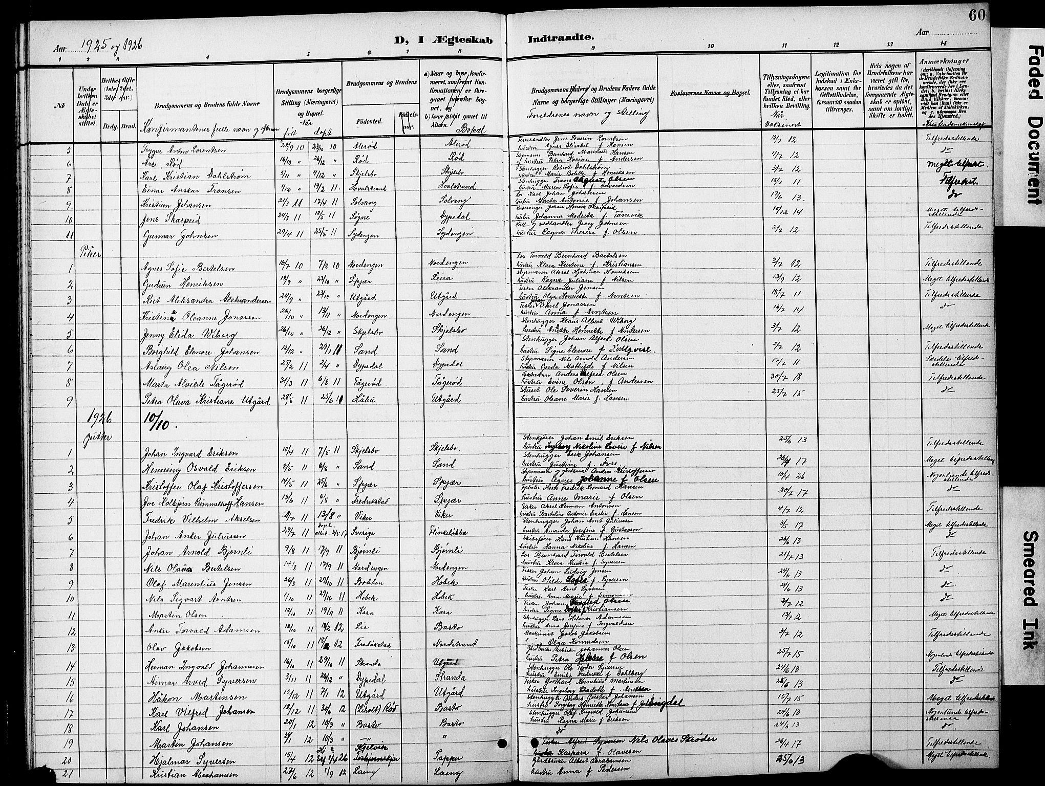 Hvaler prestekontor Kirkebøker, SAO/A-2001/G/Gb/L0002: Parish register (copy) no. II 2, 1901-1928, p. 60