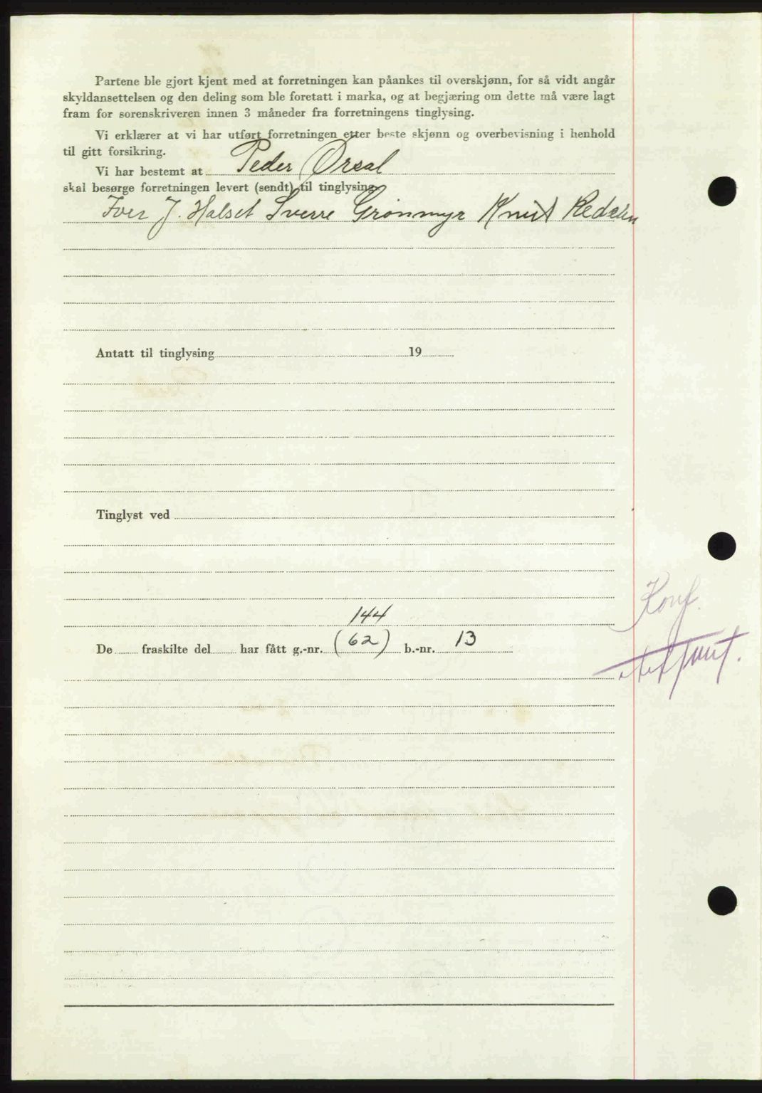 Nordmøre sorenskriveri, AV/SAT-A-4132/1/2/2Ca: Mortgage book no. A115, 1950-1950, Diary no: : 2316/1950