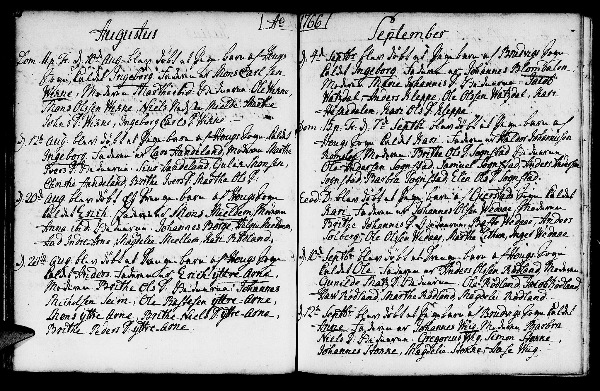 Haus sokneprestembete, AV/SAB-A-75601/H/Haa: Parish register (official) no. A 8, 1754-1769, p. 101