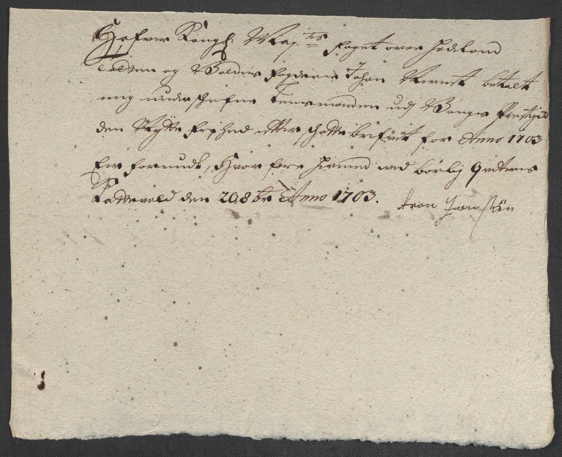 Rentekammeret inntil 1814, Reviderte regnskaper, Fogderegnskap, RA/EA-4092/R18/L1301: Fogderegnskap Hadeland, Toten og Valdres, 1703, p. 171