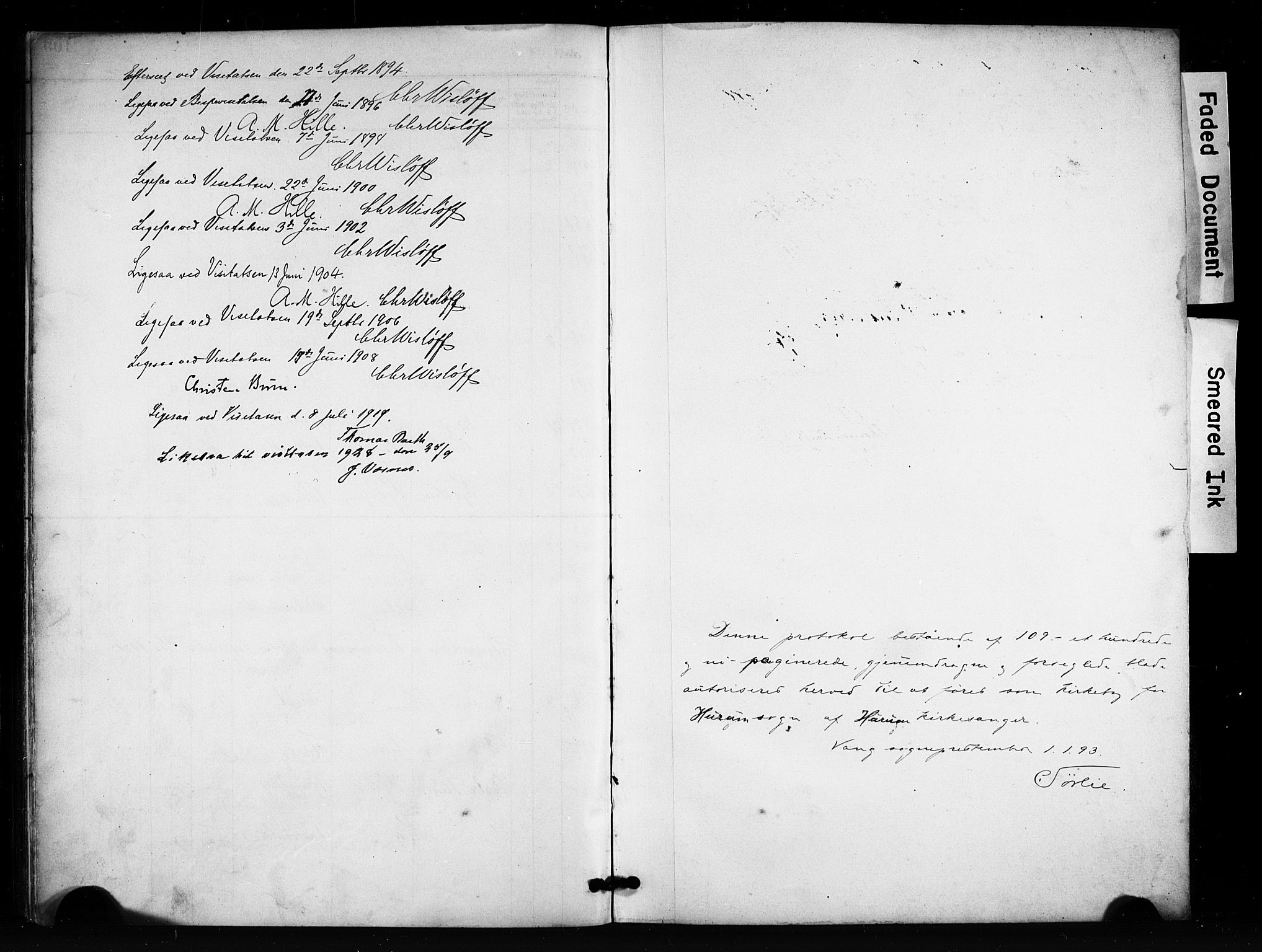 Vang prestekontor, Valdres, SAH/PREST-140/H/Hb/L0007: Parish register (copy) no. 7, 1893-1924, p. 110